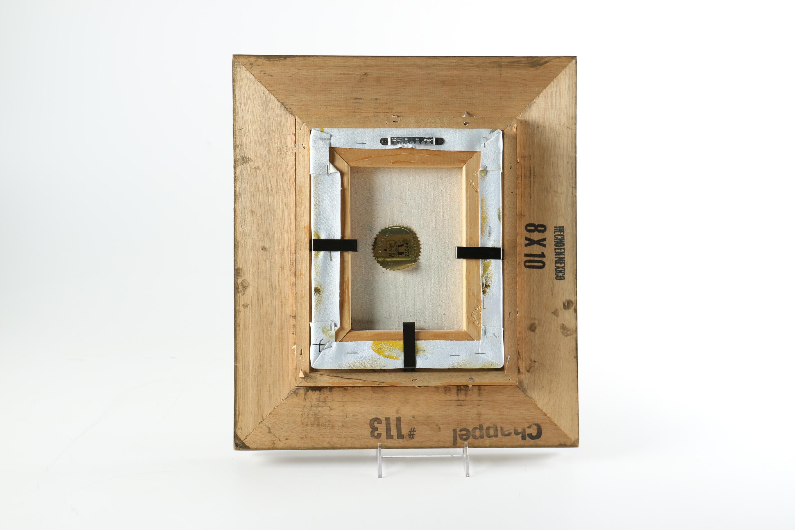 J. Fenton Original Oil Painting on Canvas of Beach Scene