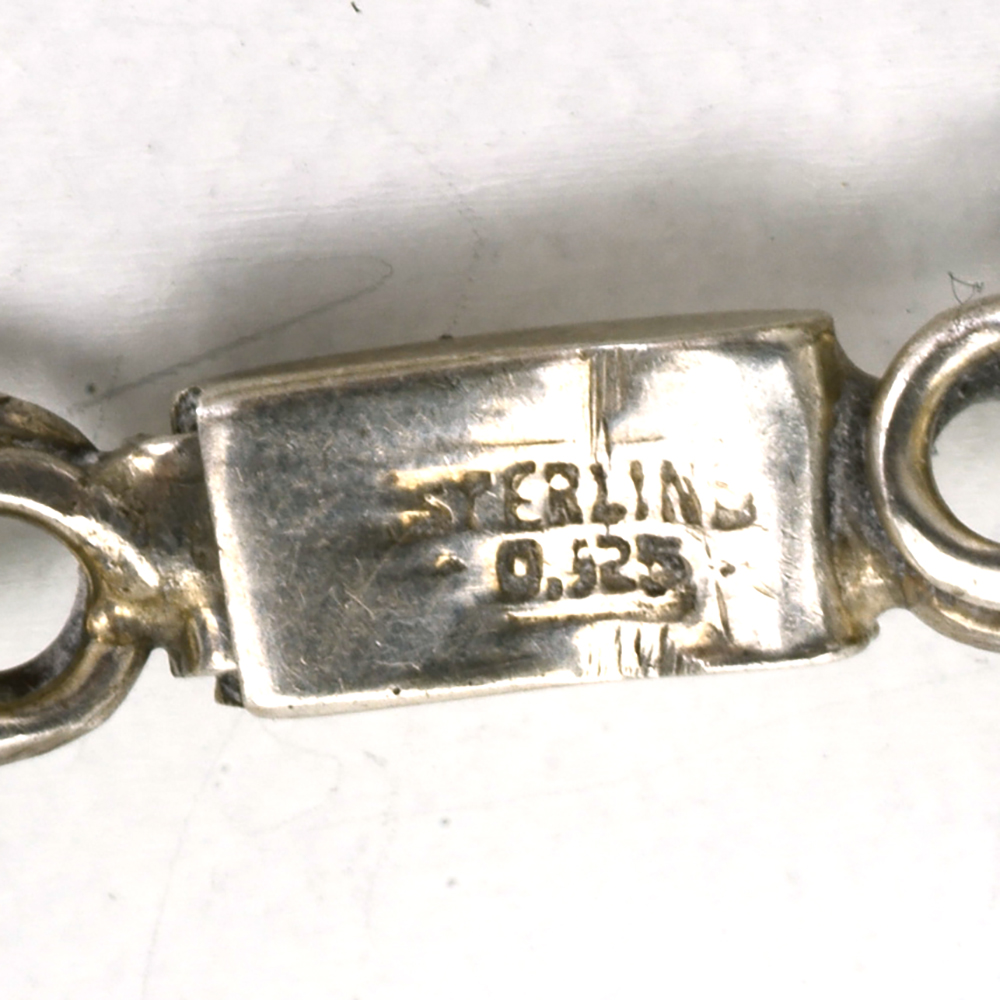 Two Sterling Silver Chain Link Bracelets