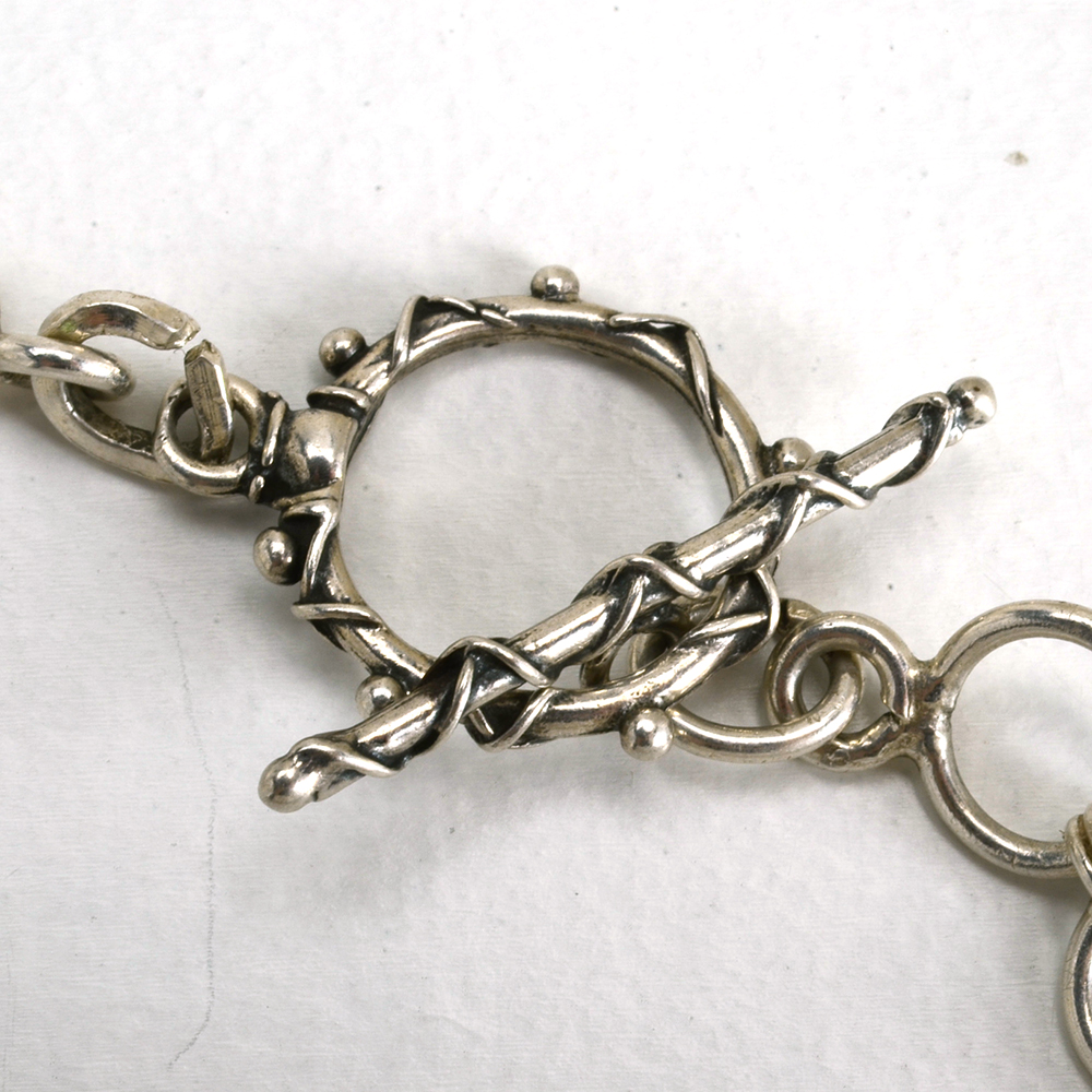 Two Sterling Silver Chain Link Bracelets