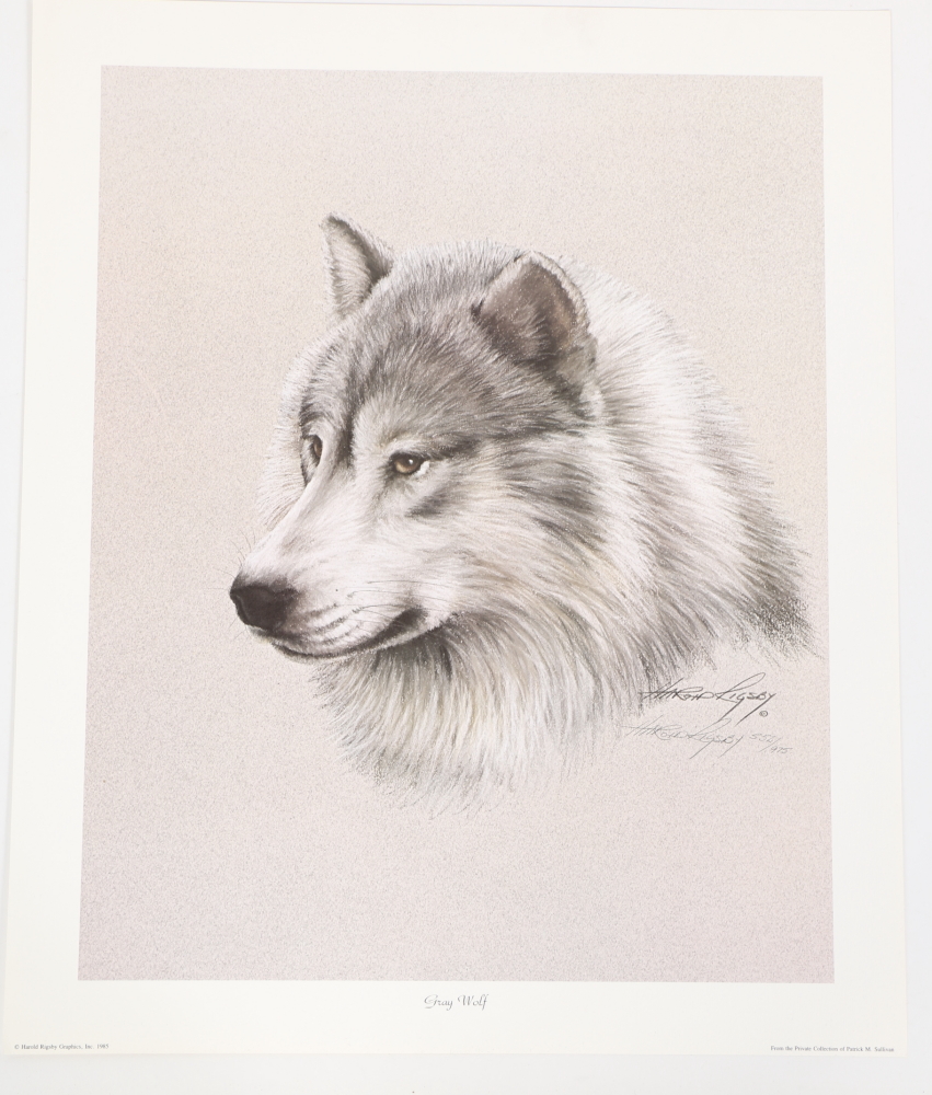 Harold Rigsby Limited Edition Offset Lithographs of Woodland Animals