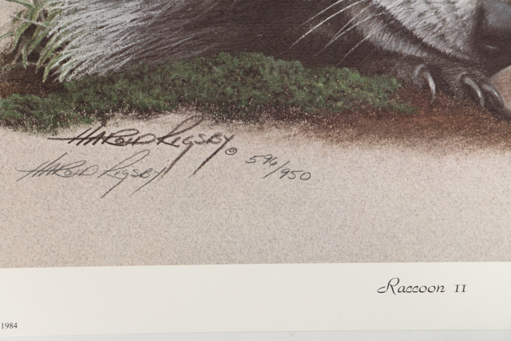 Harold Rigsby Limited Edition Offset Lithographs of Woodland Animals
