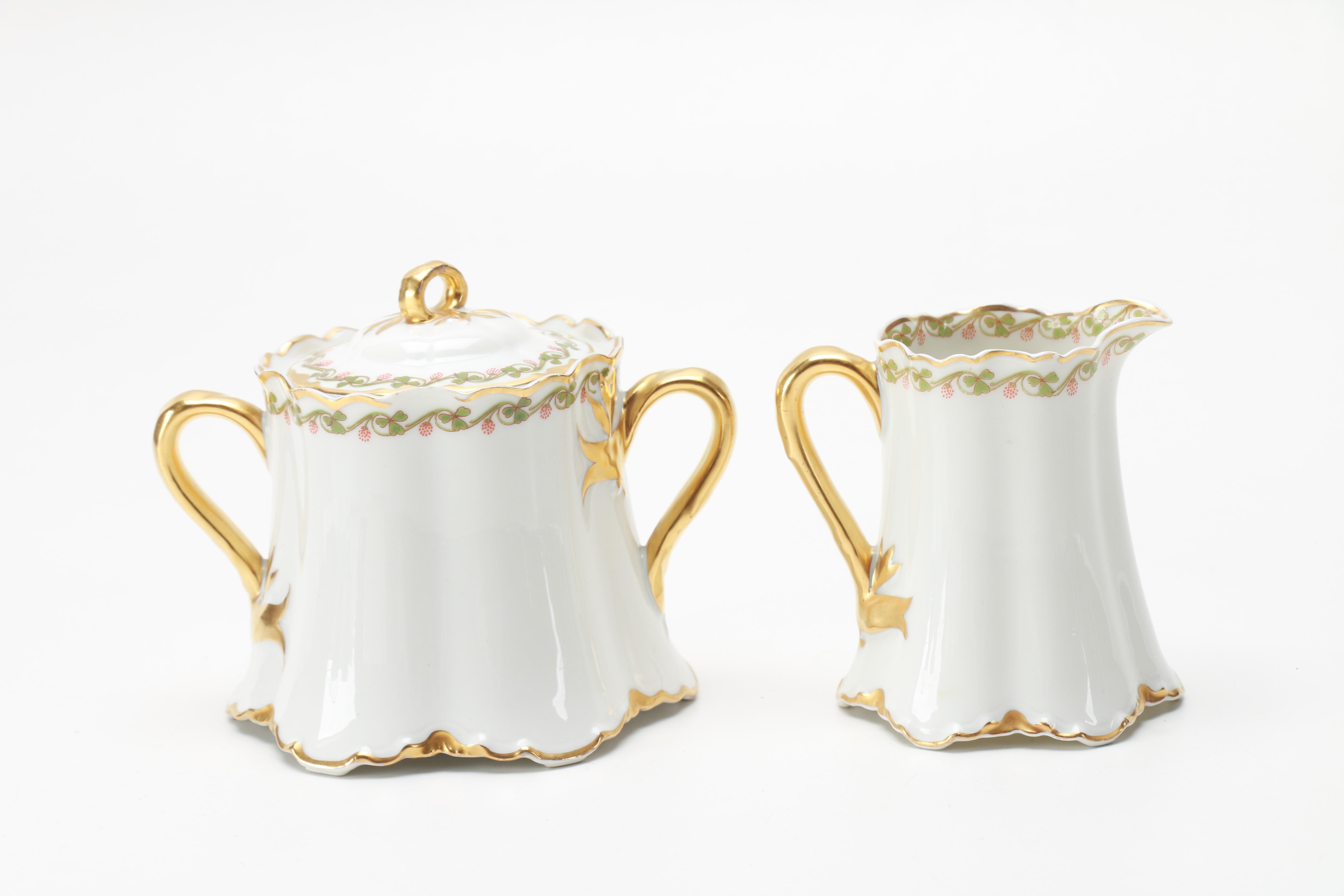 Haviland "Clover Leaf" Serving Set
