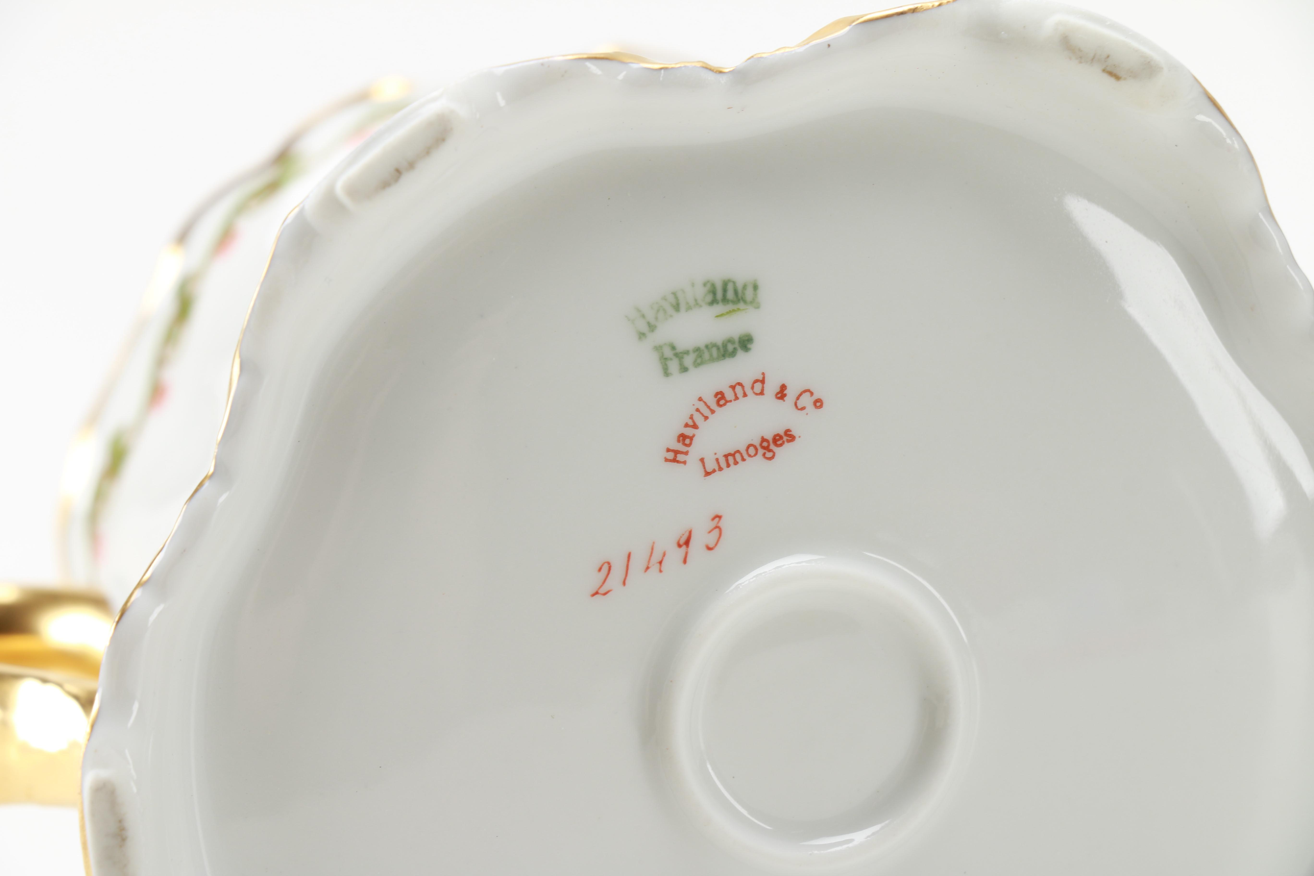 Haviland "Clover Leaf" Serving Set