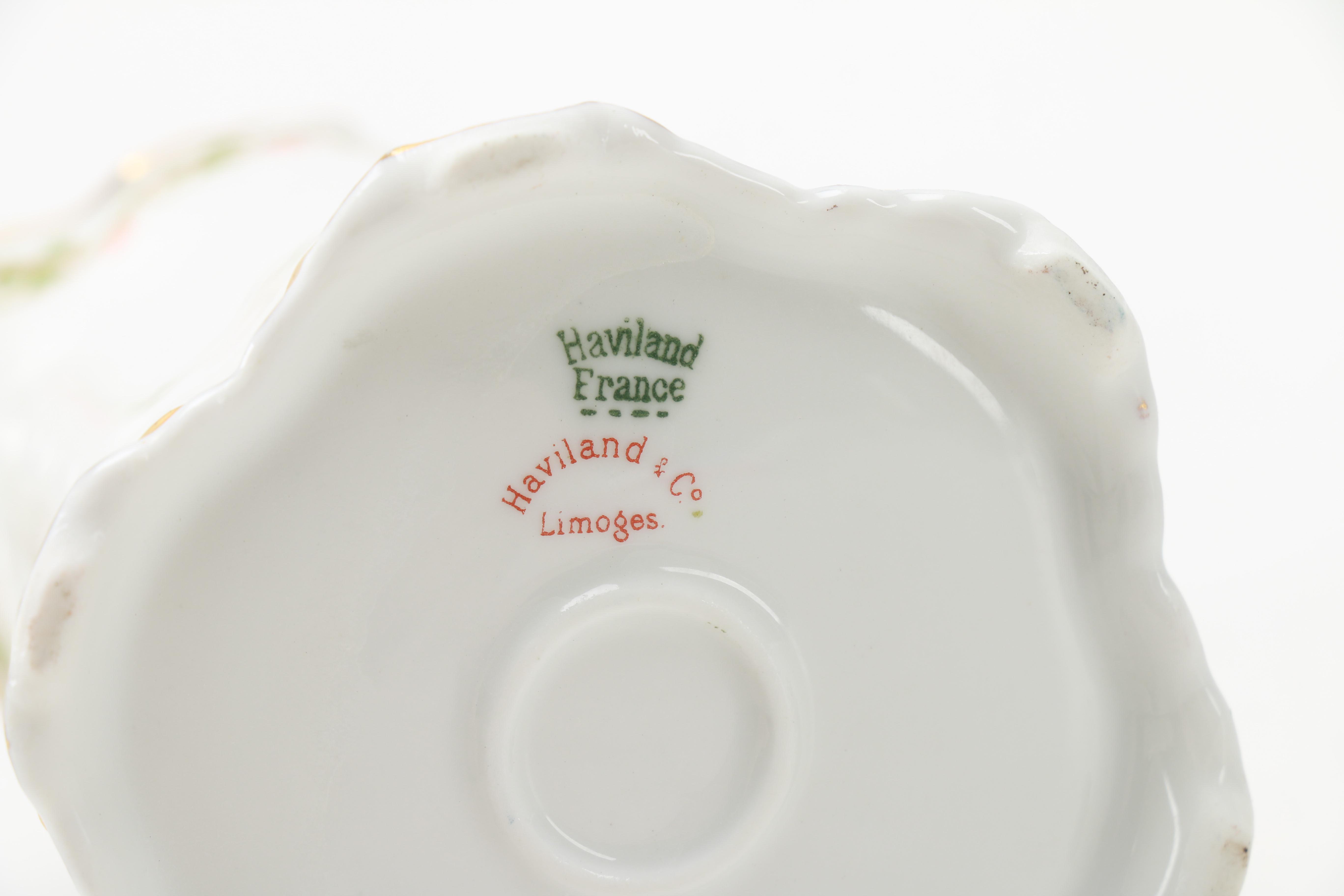 Haviland "Clover Leaf" Serving Set