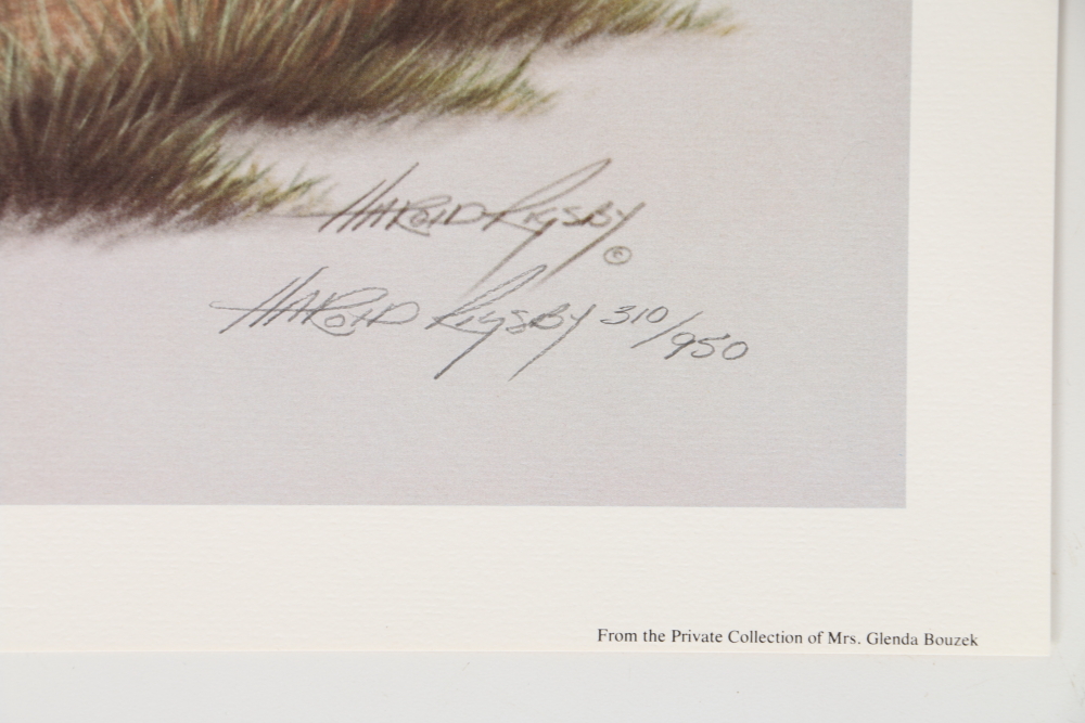 Harold Rigsby Limited Edition Offset Lithographs of Woodland Animals