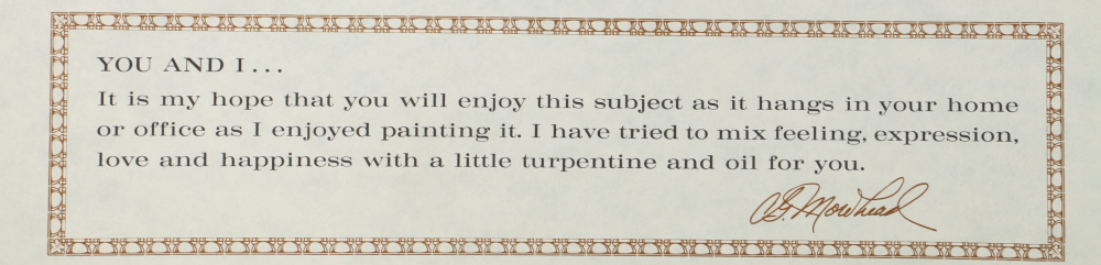 C. G. Morehead Limited Edition Prints