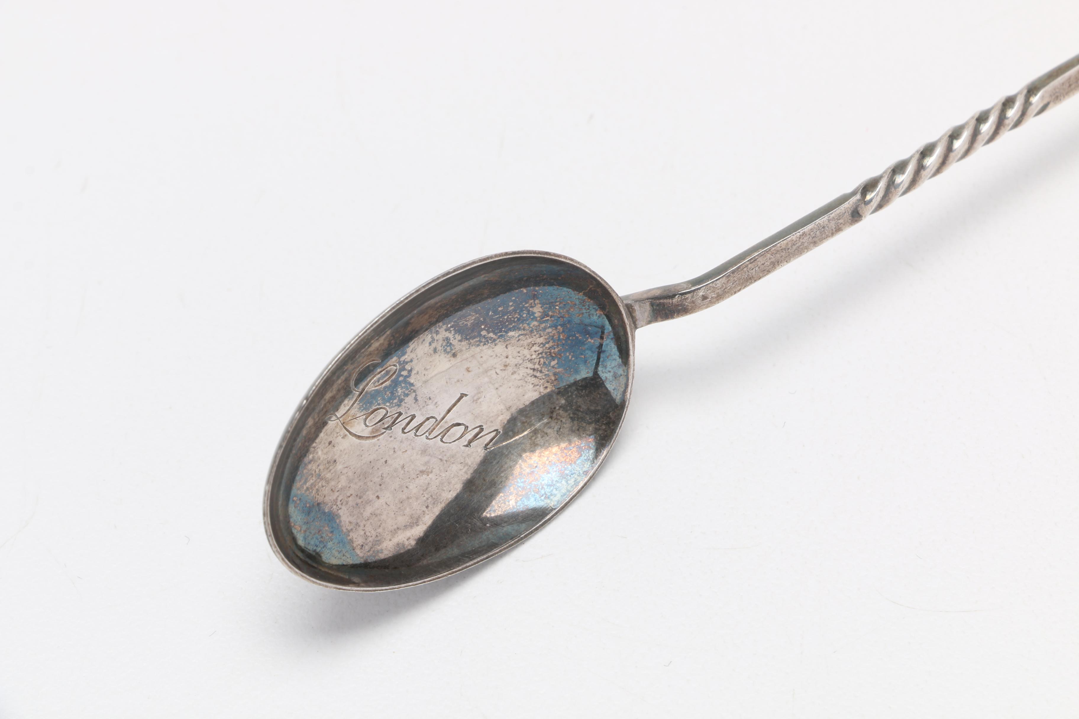 1904 Cornelius Saunders & Francis Shepherd Sterling Silver London Souvenir Spoon