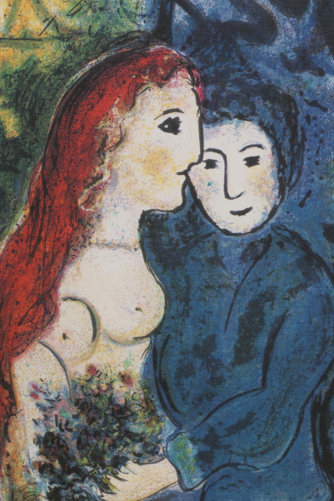 After Marc Chagall Limited Edition Offset Lithograph "The Wedding"