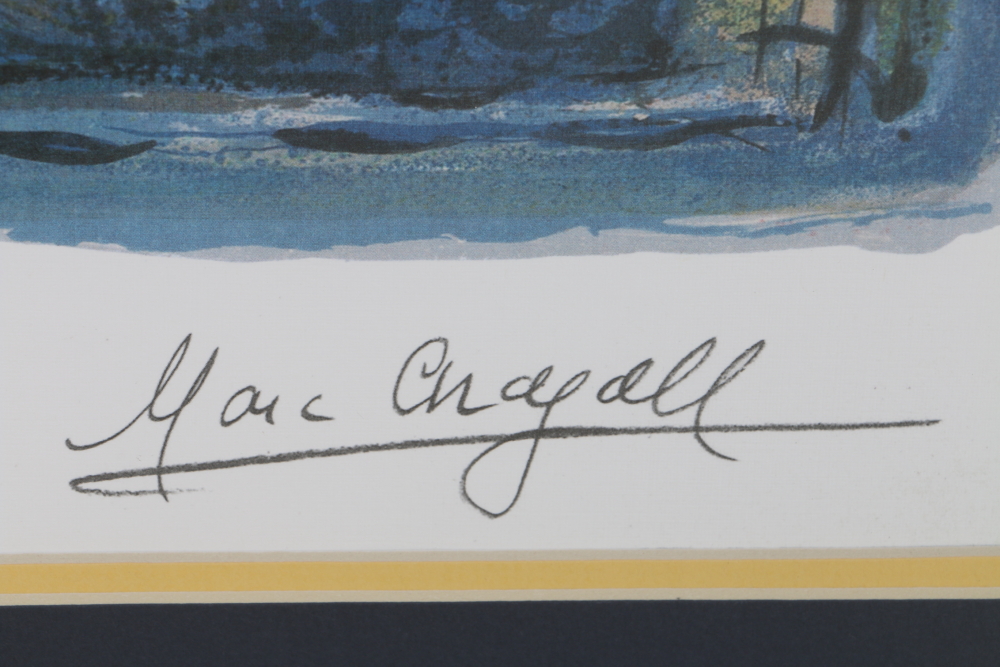 After Marc Chagall Limited Edition Offset Lithograph "The Wedding"