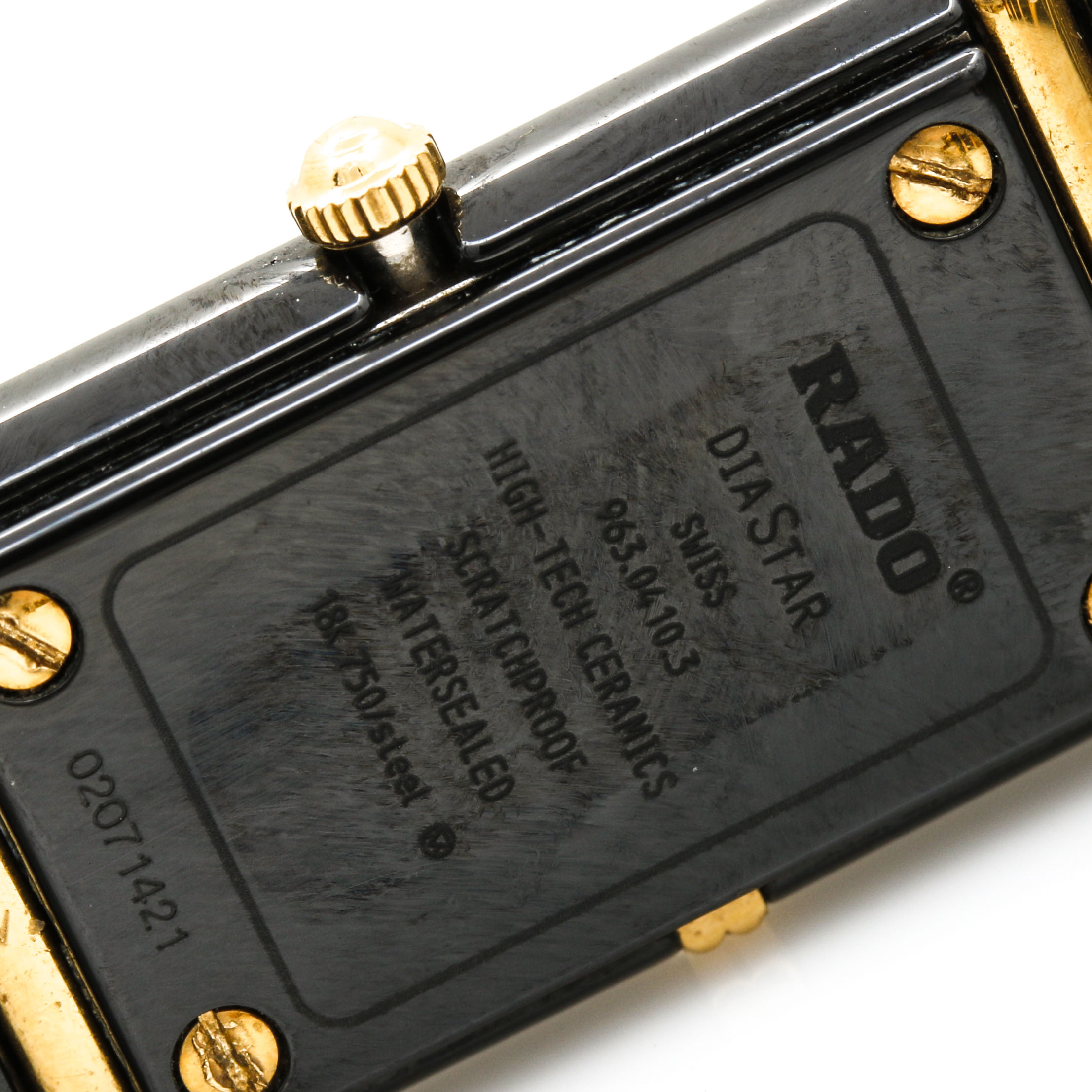 18K Yellow Gold and Steel Rado Watch