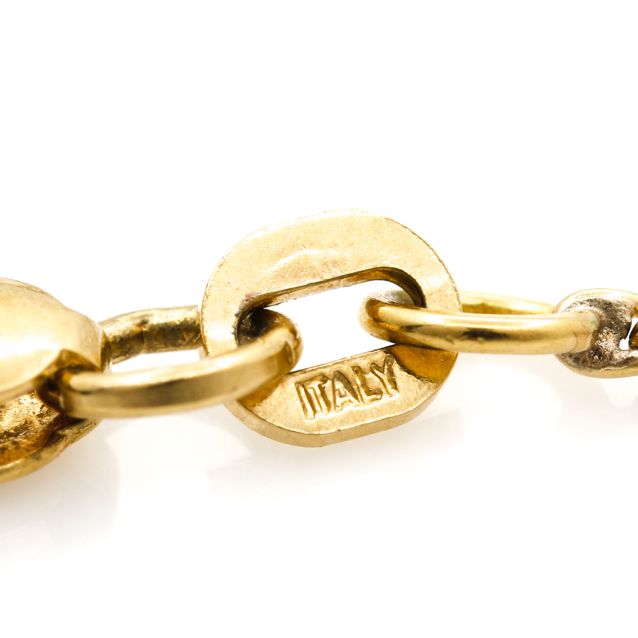 18K Yellow Gold Diamond Necklace