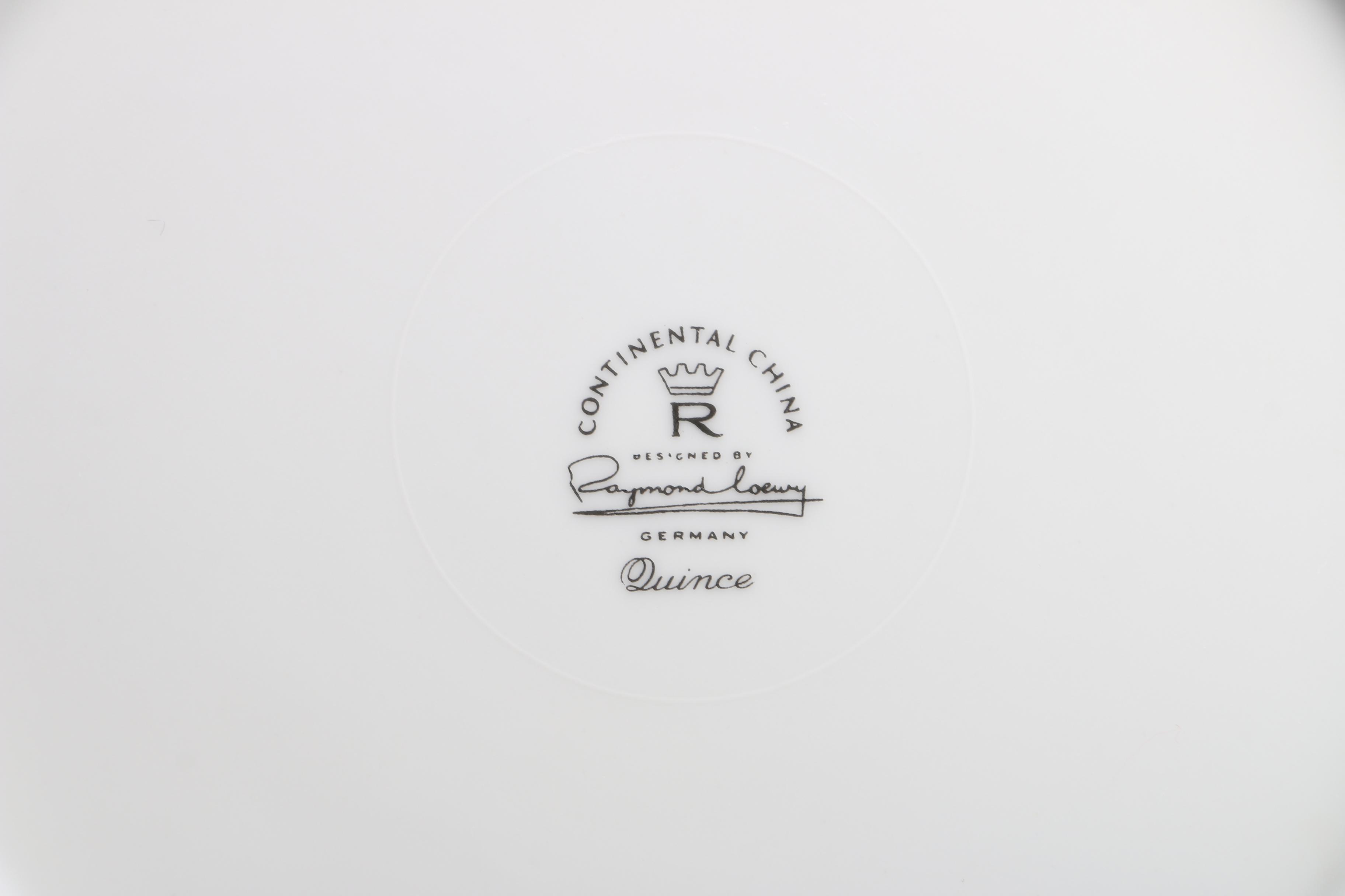 Continental China in the "Quince" Pattern