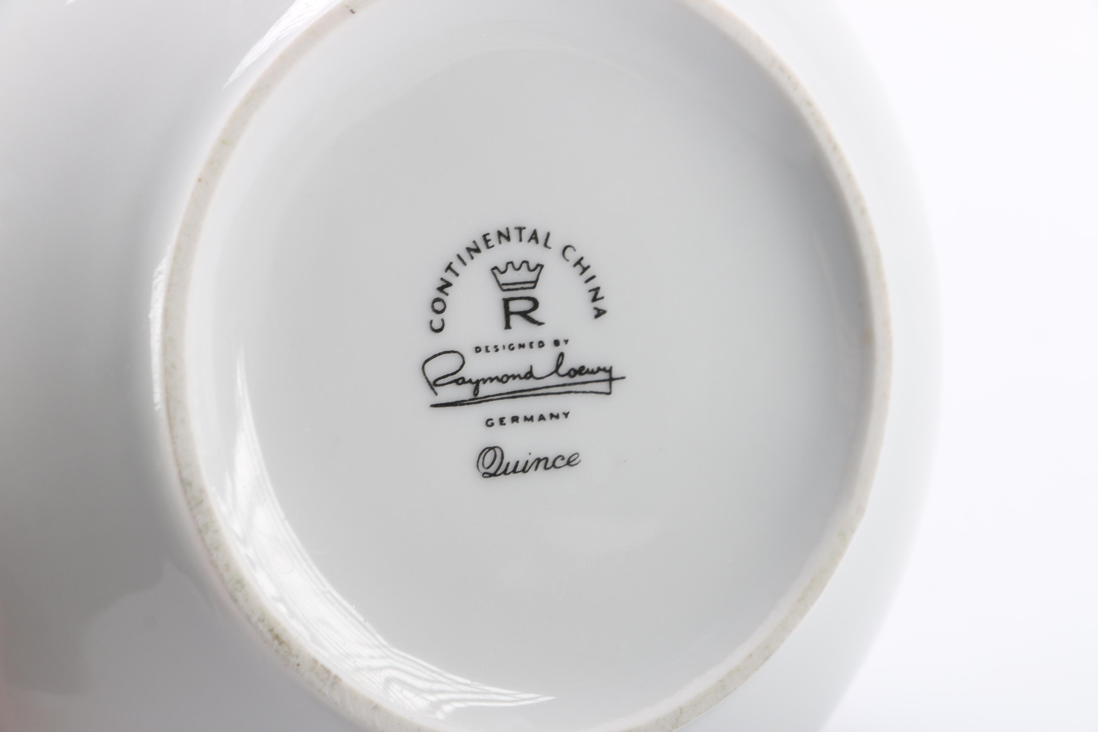 Continental China in the "Quince" Pattern