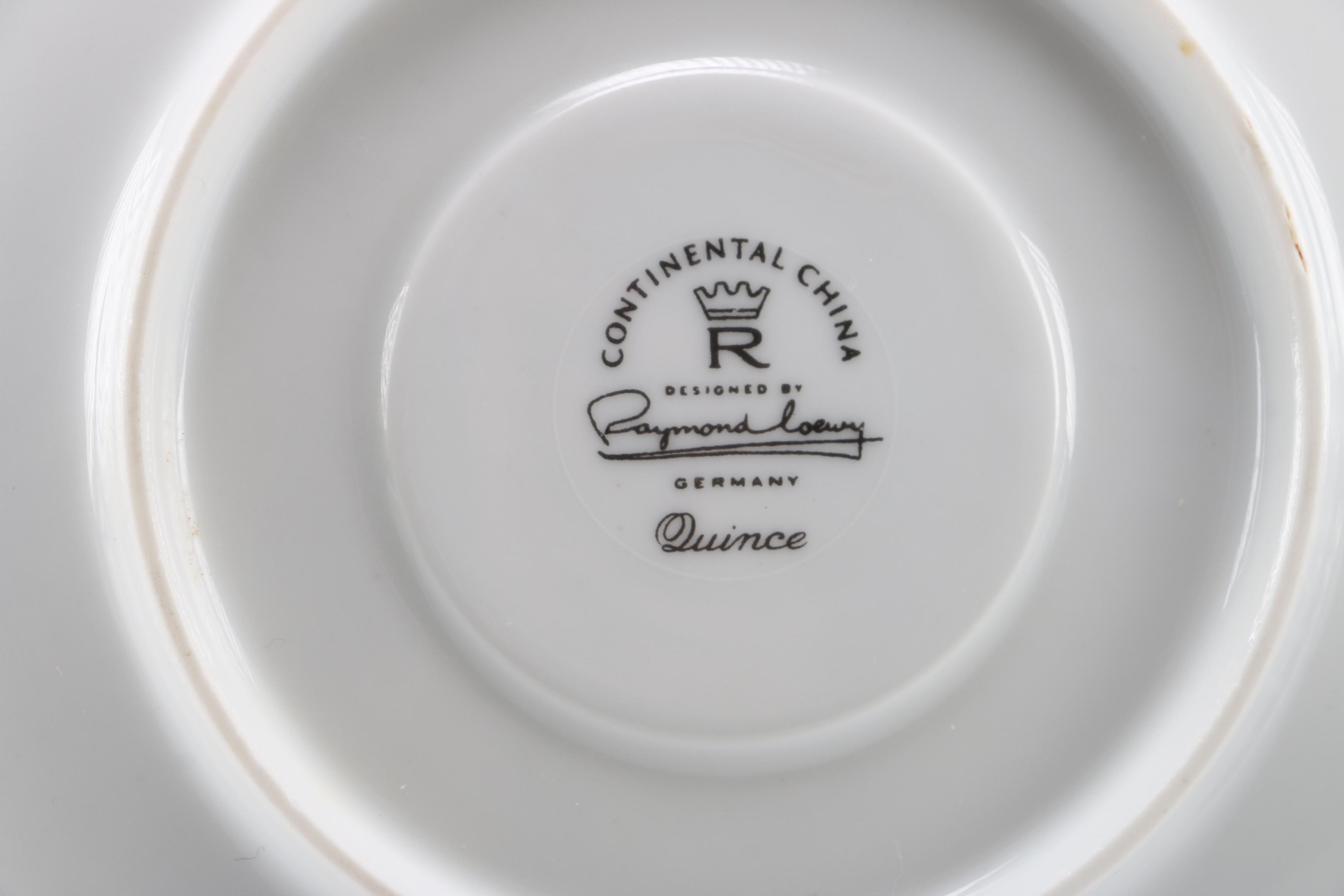 Continental China in the "Quince" Pattern