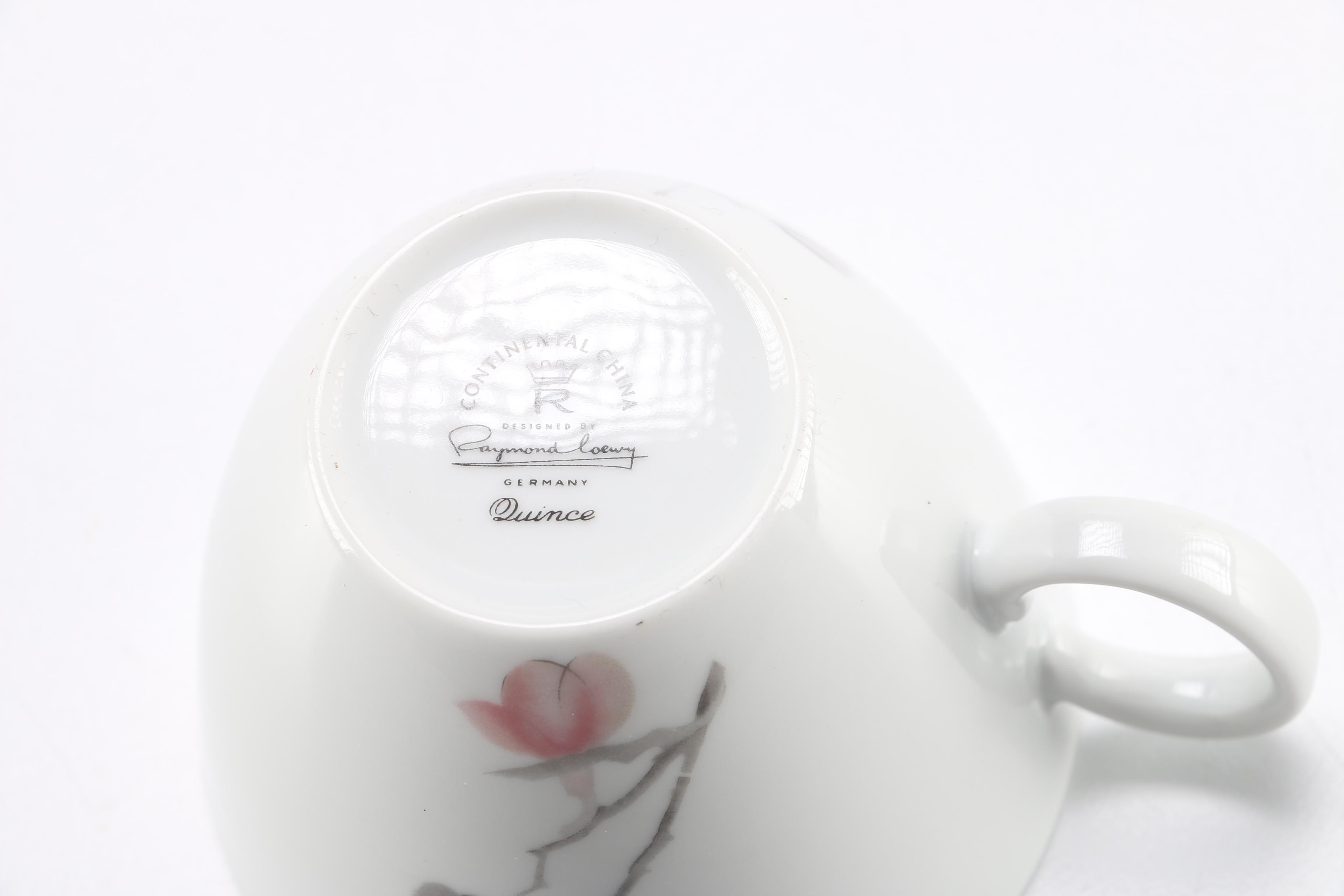 Continental China in the "Quince" Pattern