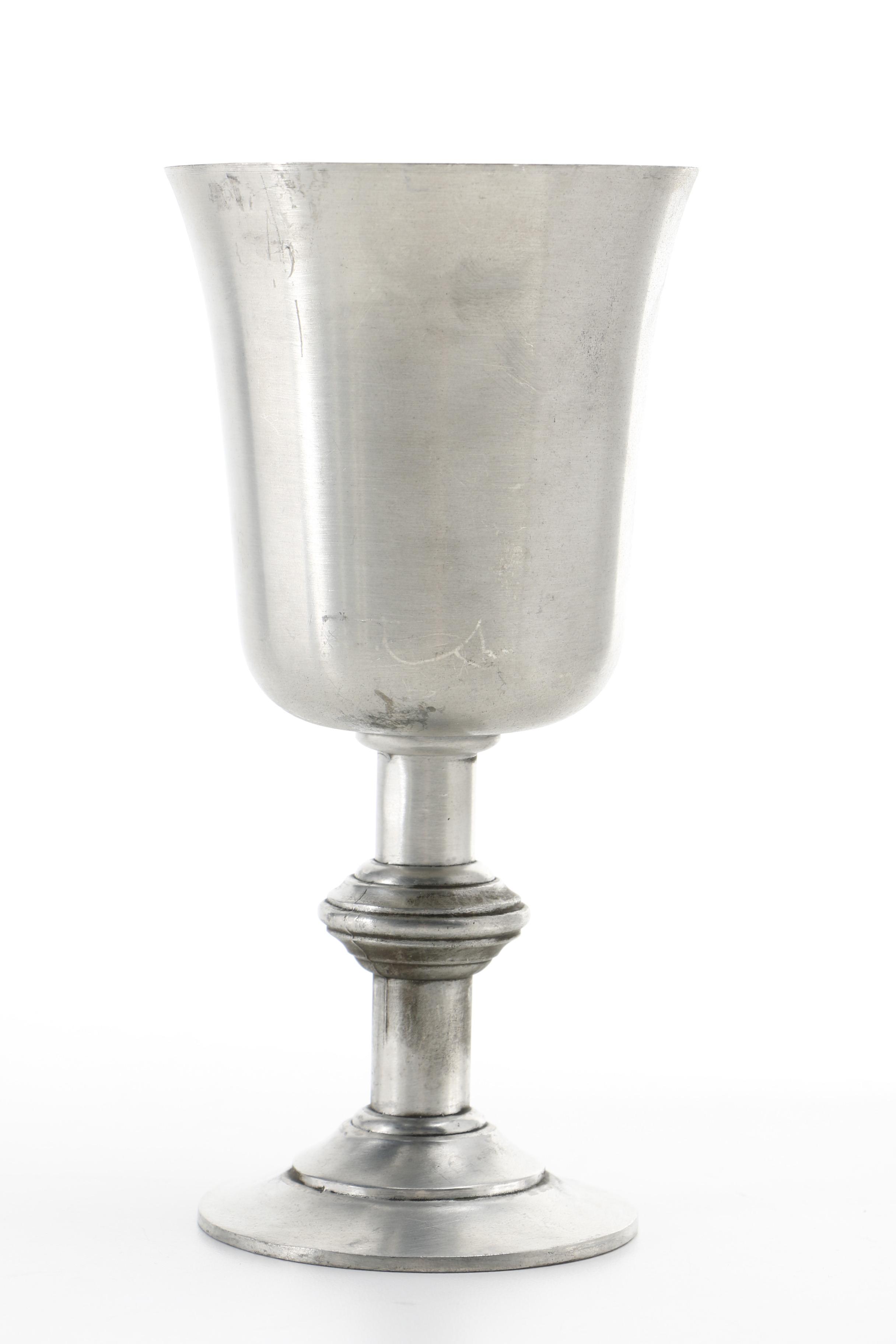 Collection of Pewter Goblets