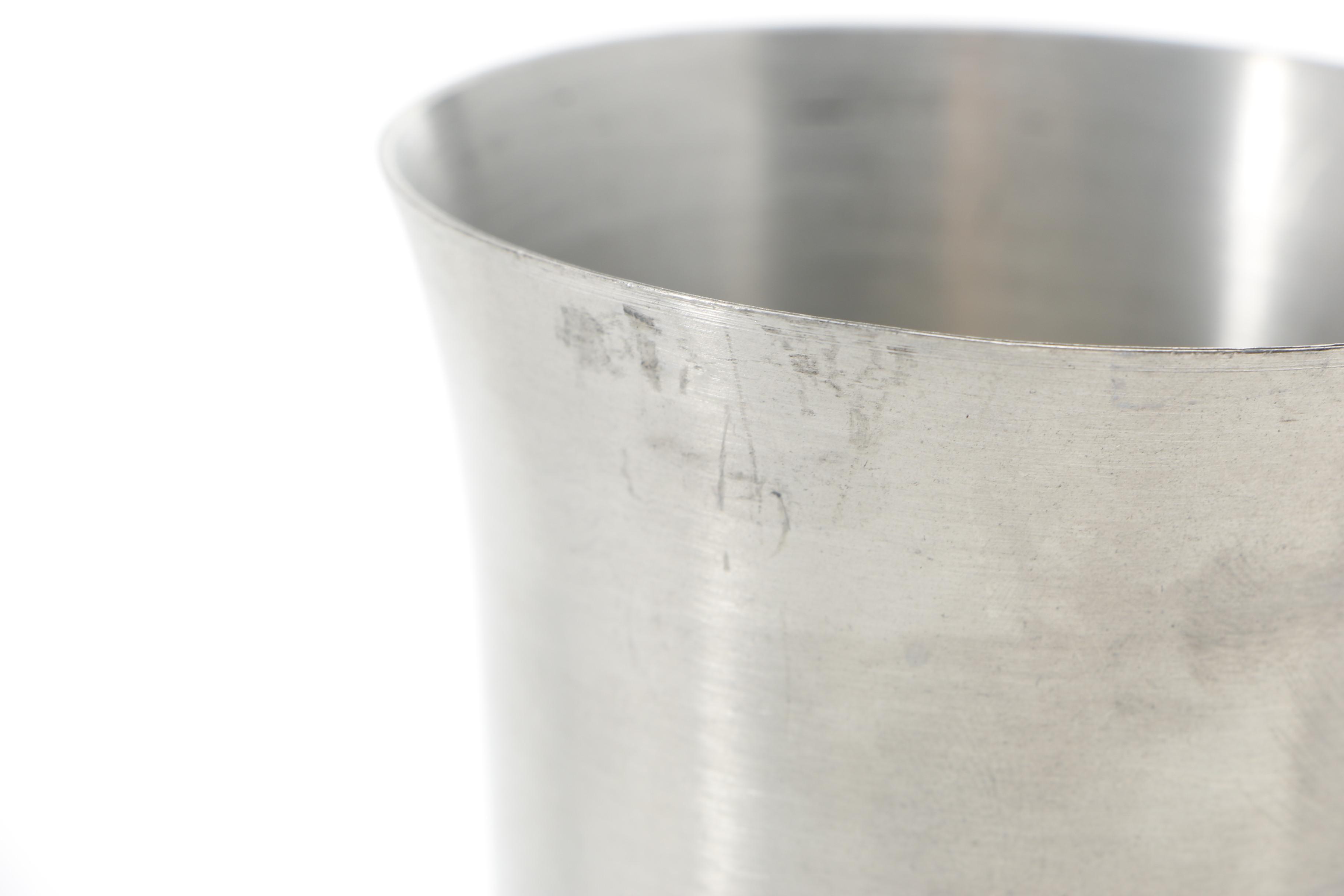 Collection of Pewter Goblets