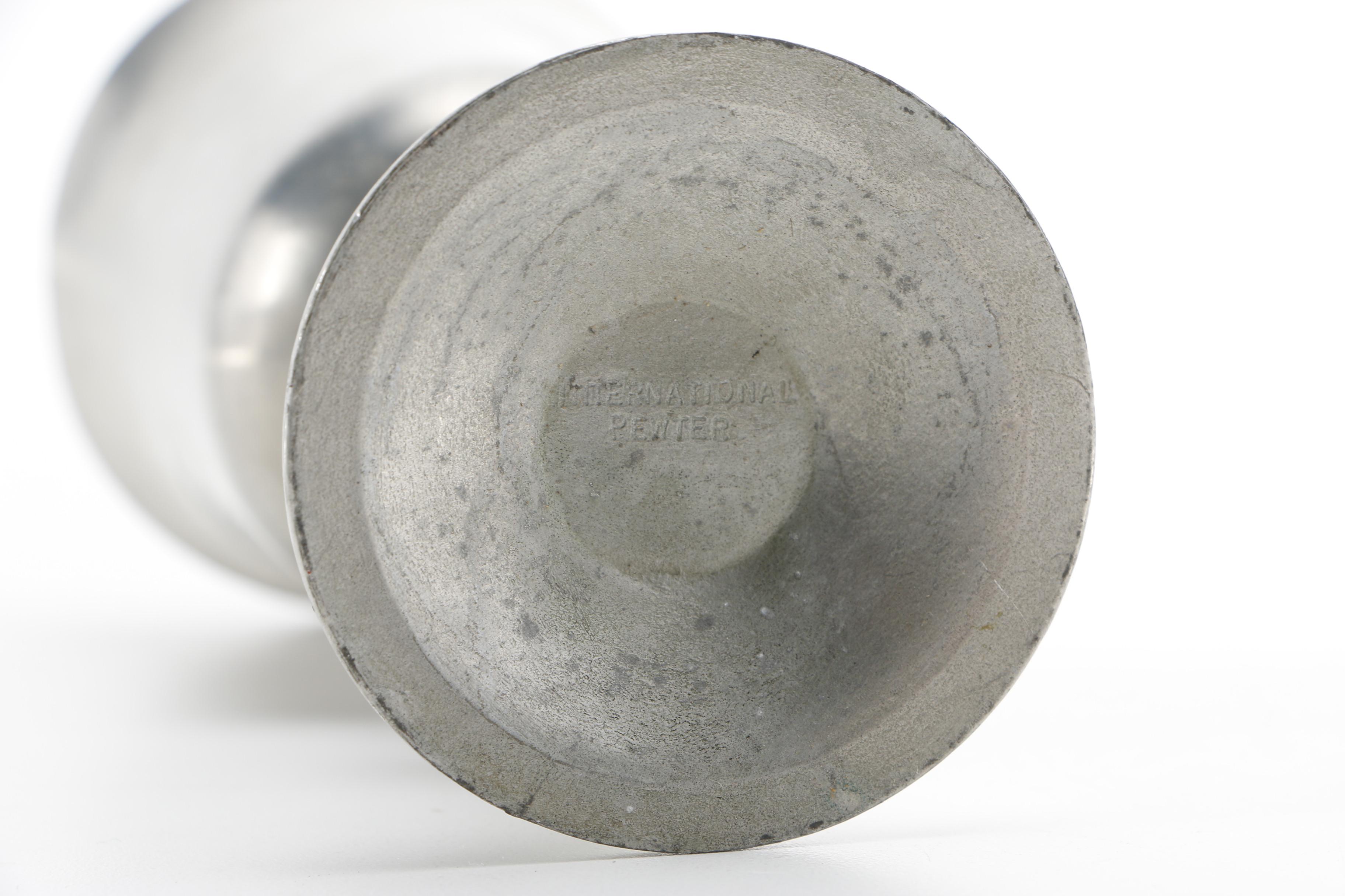 Collection of Pewter Goblets