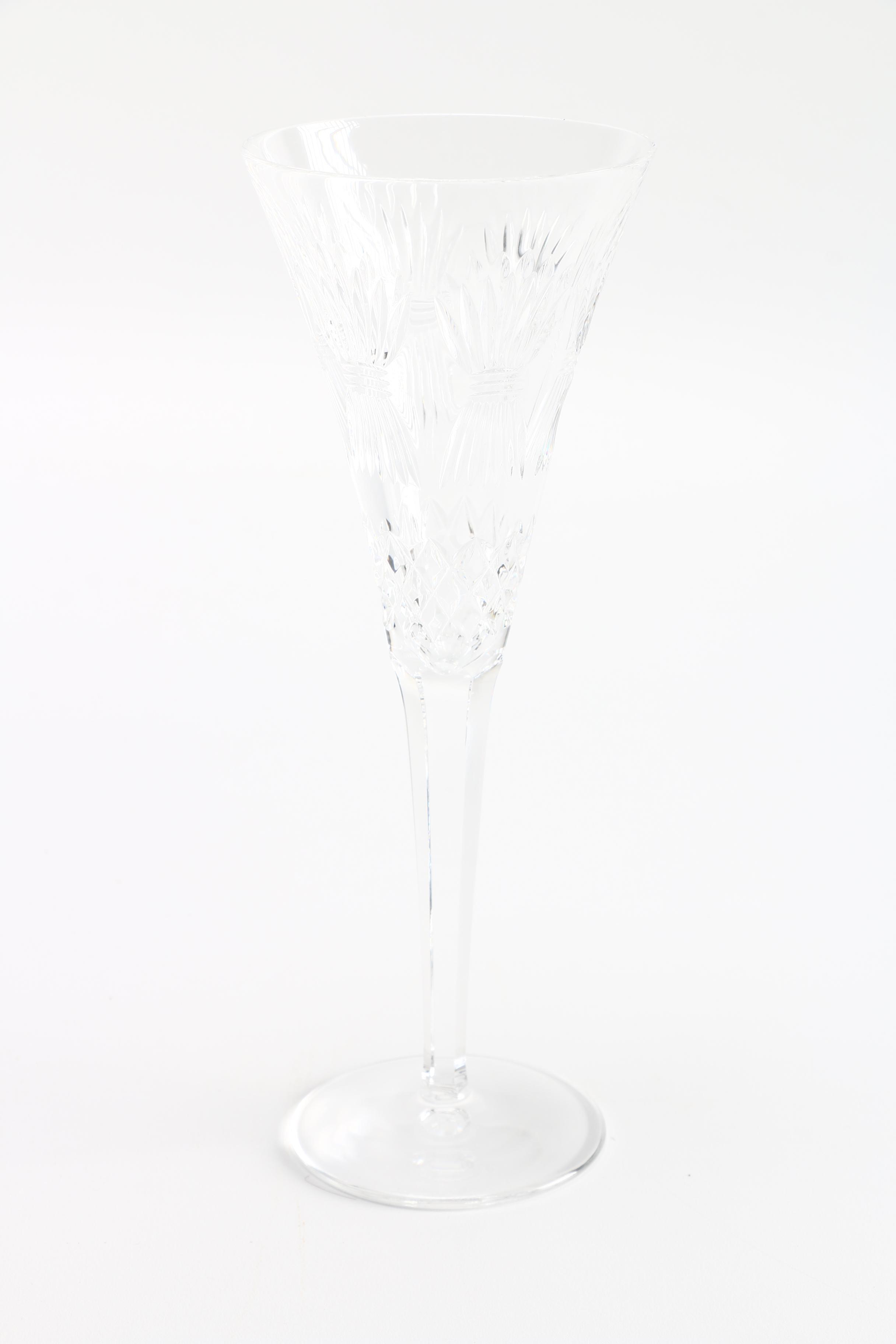 Waterford Crystal "Harvest" Champagne Flutes