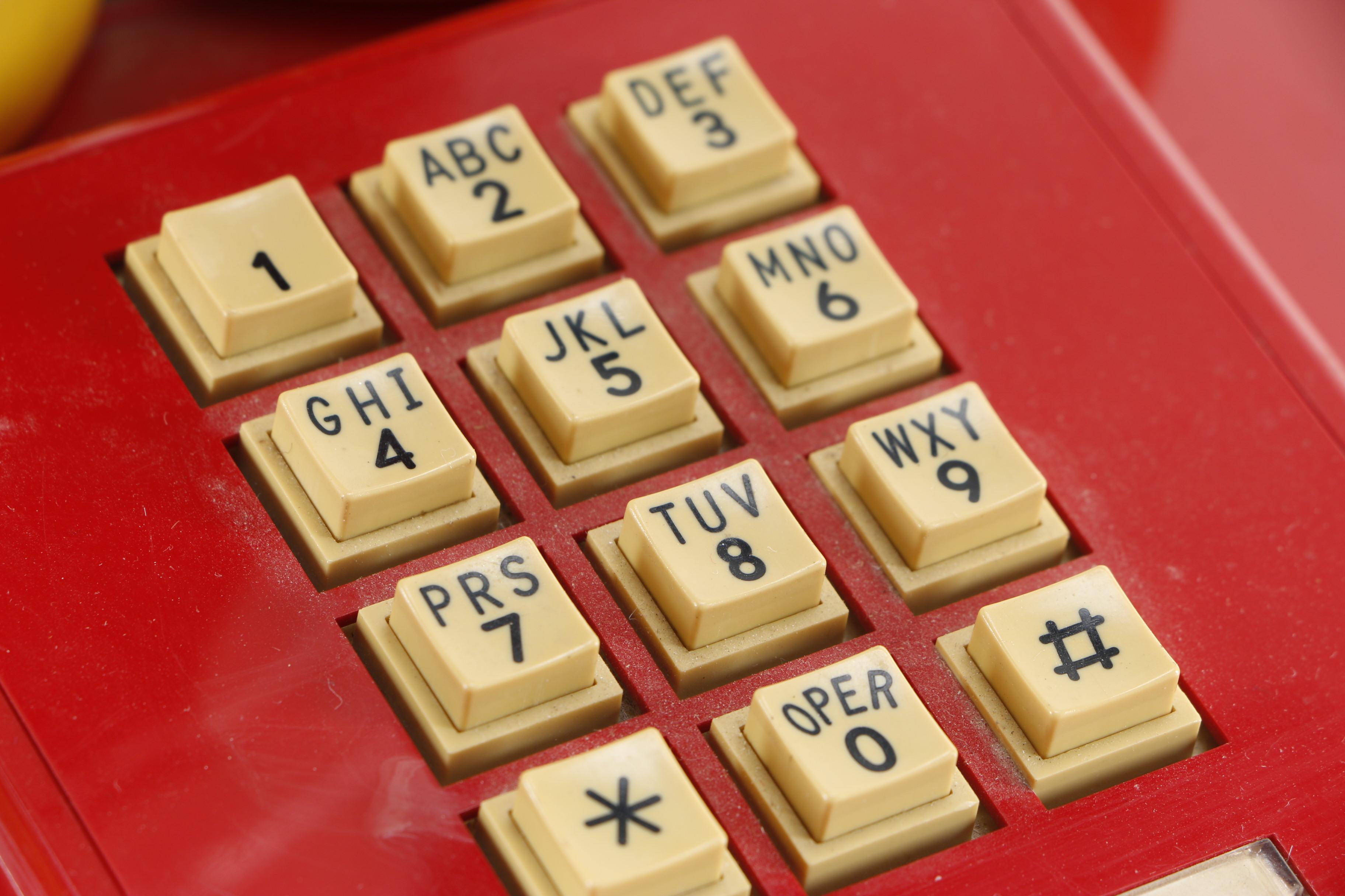 Mickey Mouse Push-Button Phone