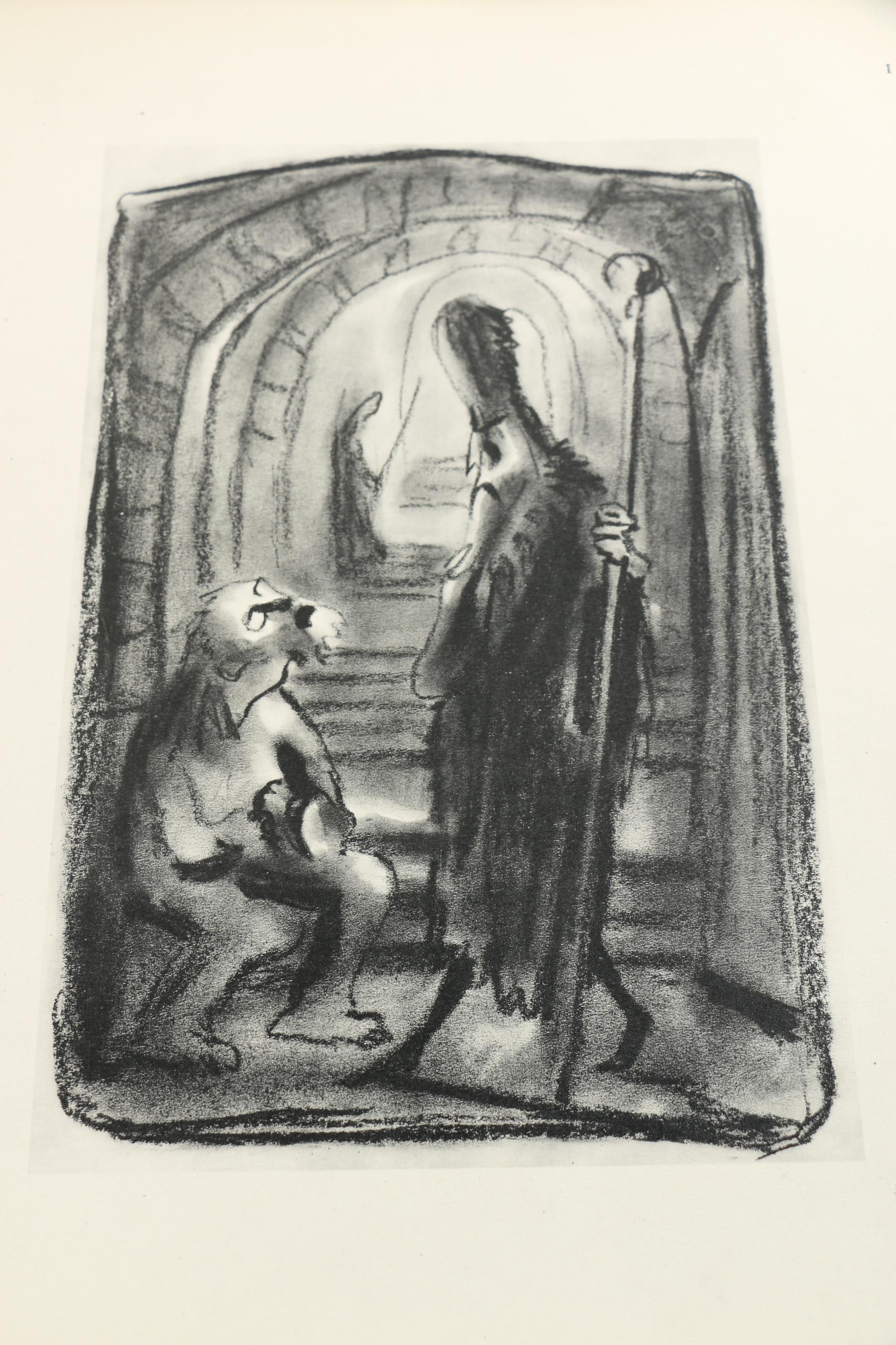 1946 Hans Fronius Lithograph Portfolio "Kafka-Mappe"