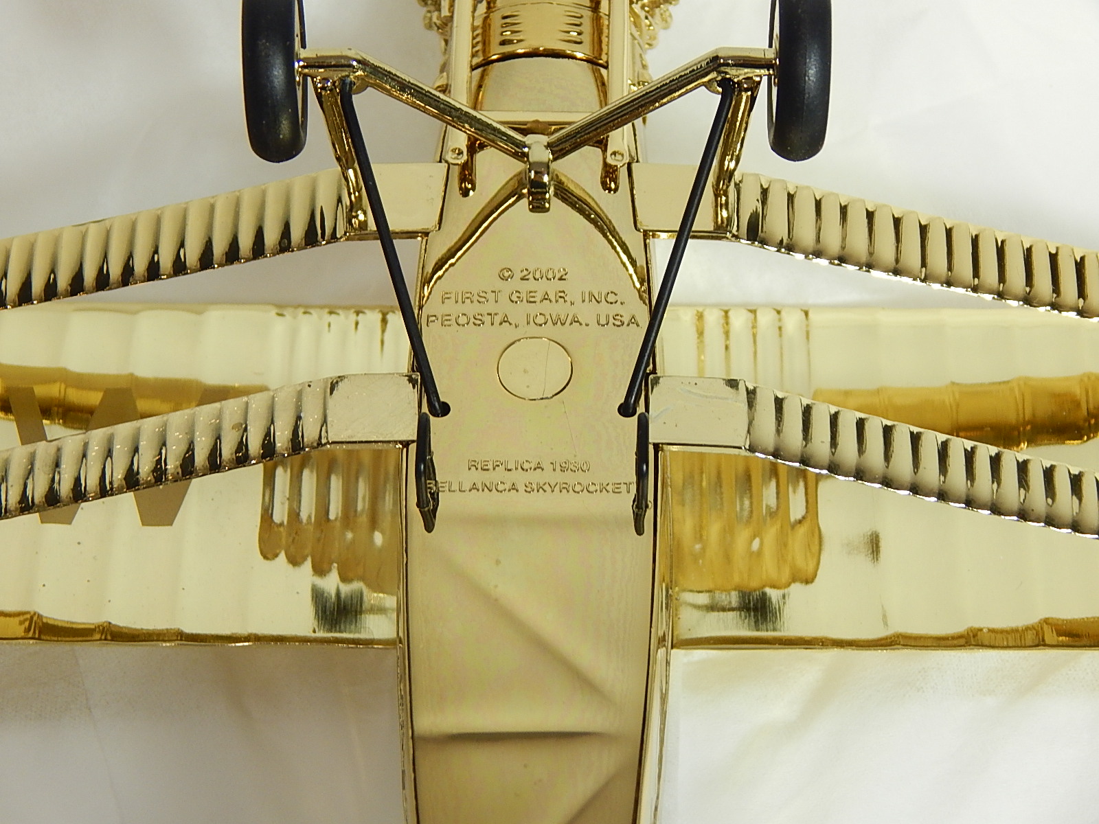 Shell Gasoline Golden Edition Die Cast Airplane