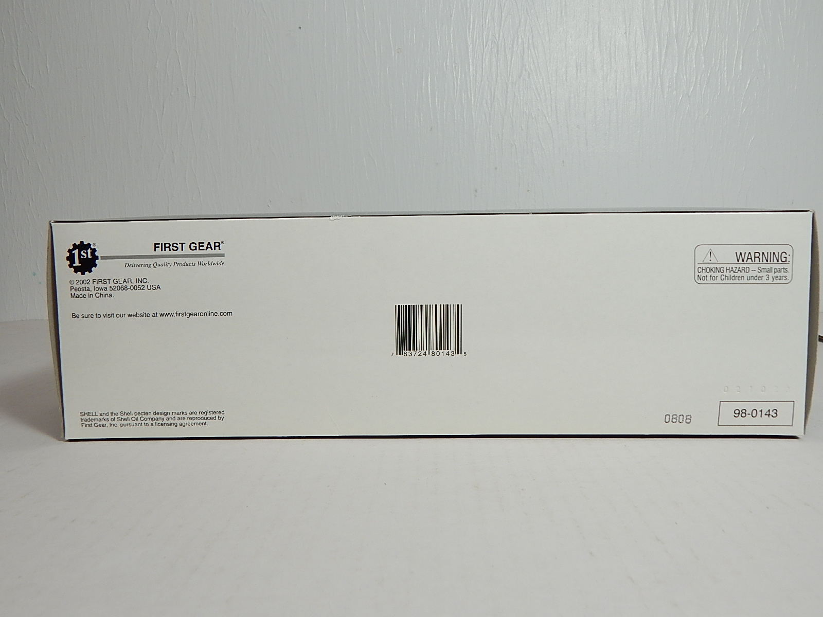 Shell Gasoline Golden Edition Die Cast Airplane