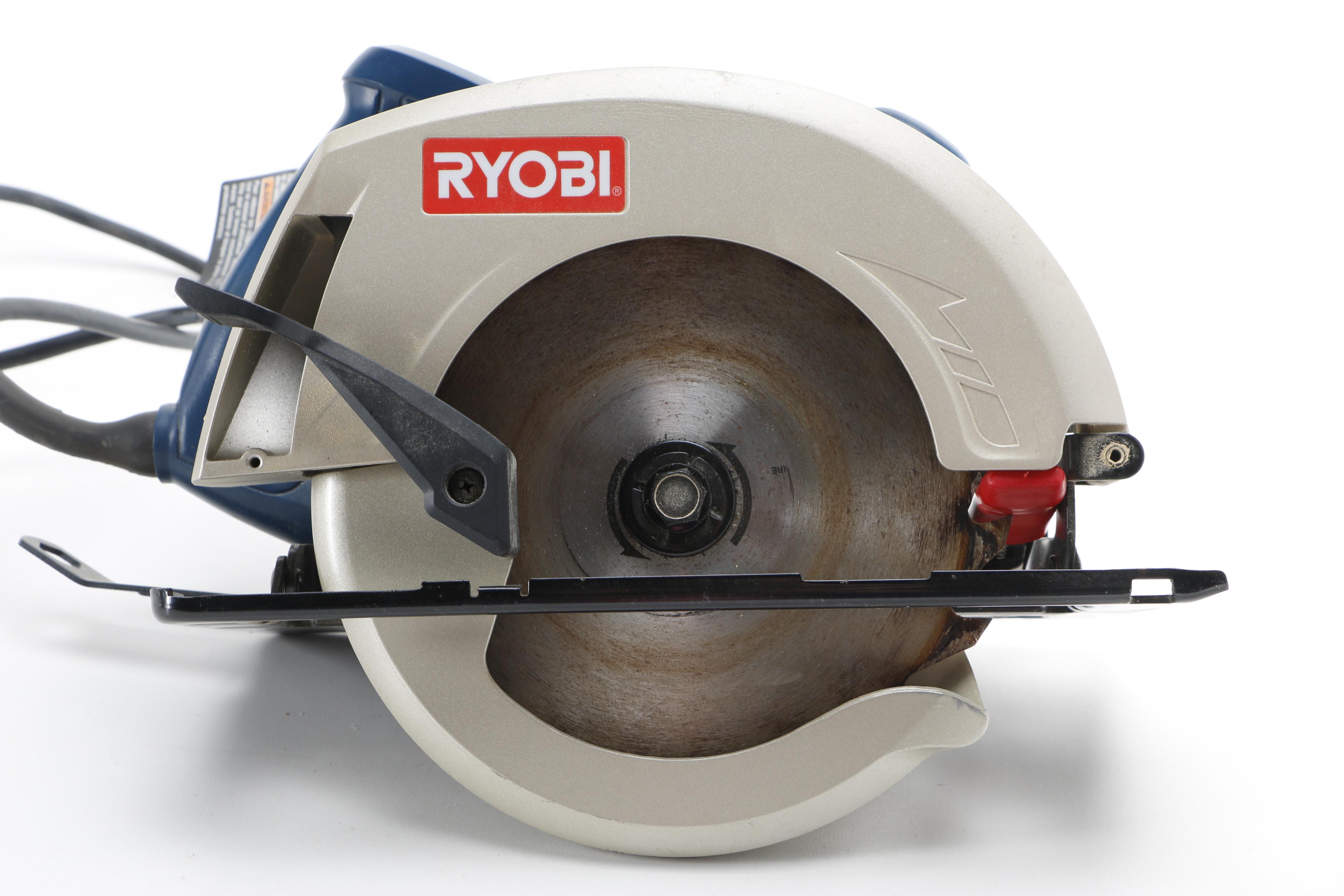 Electric Circular Saws Including Black & Decker and Ryobi