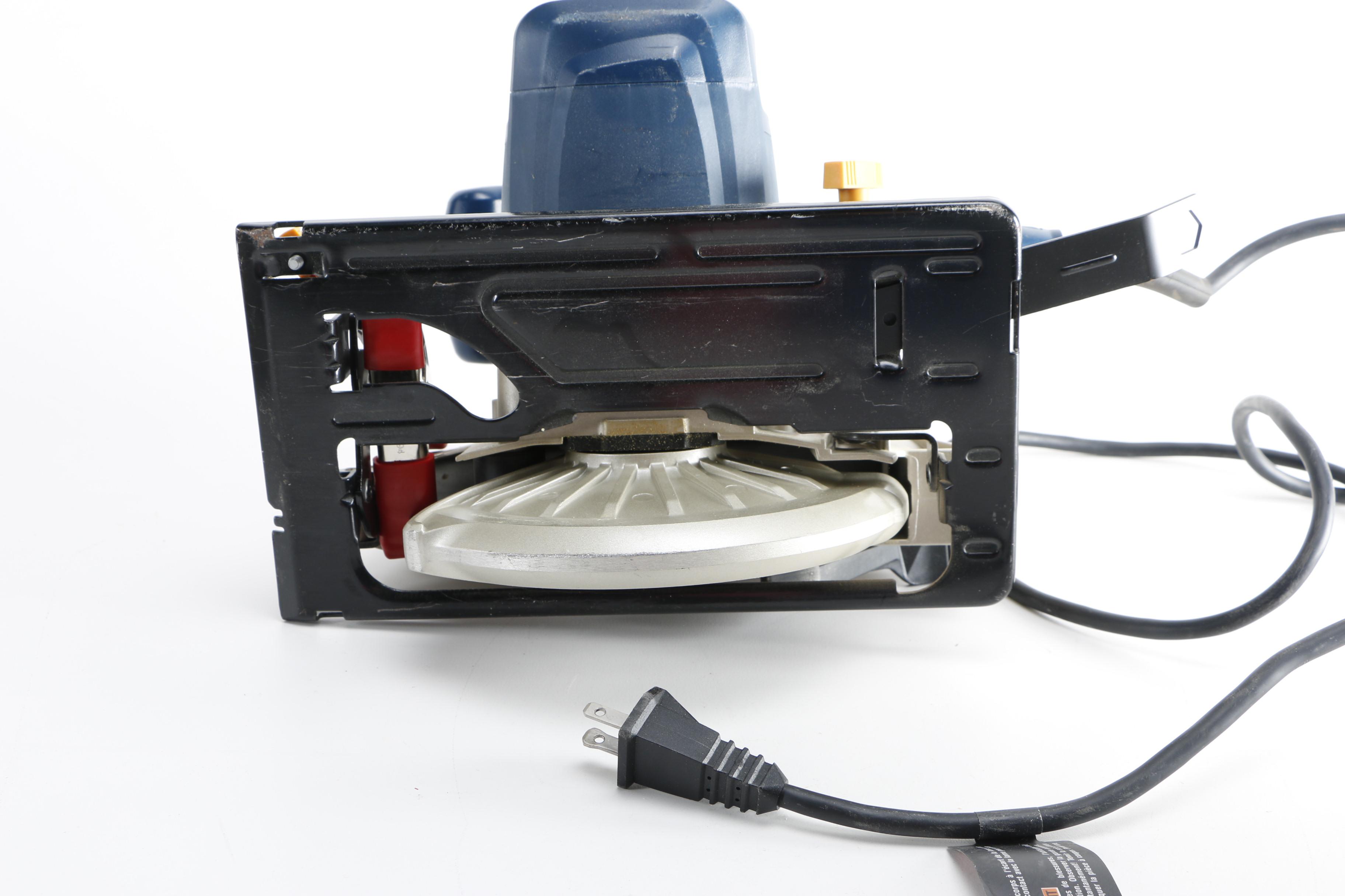 Electric Circular Saws Including Black & Decker and Ryobi