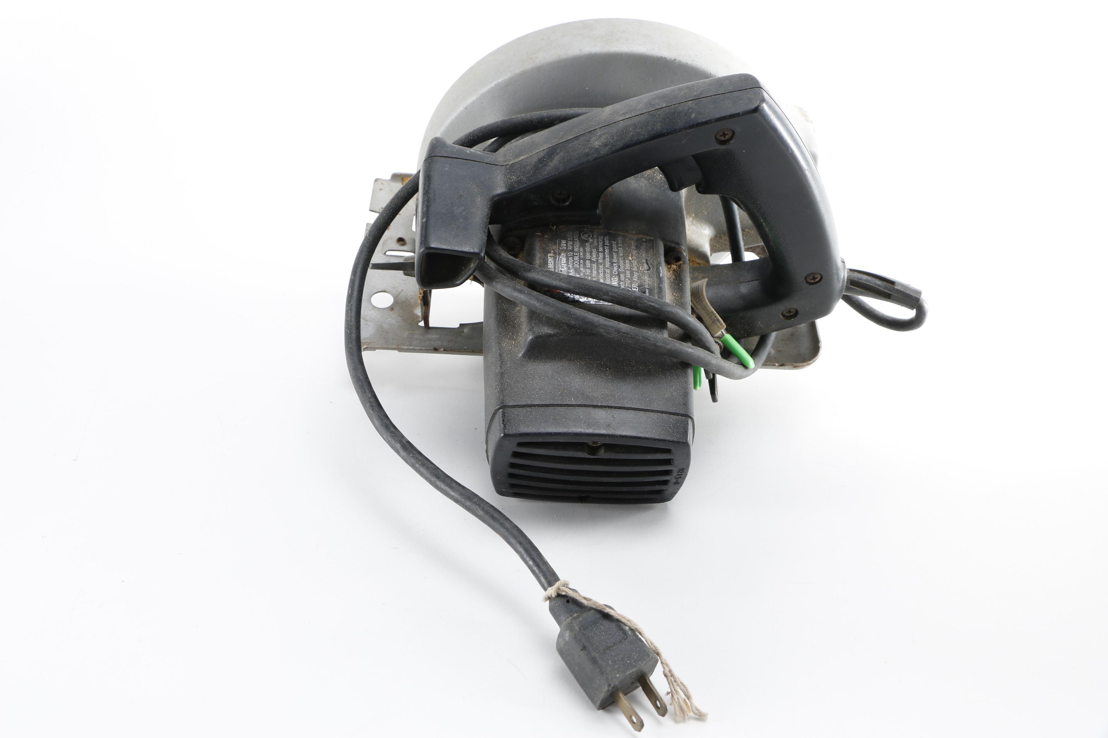 Electric Circular Saws Including Black & Decker and Ryobi