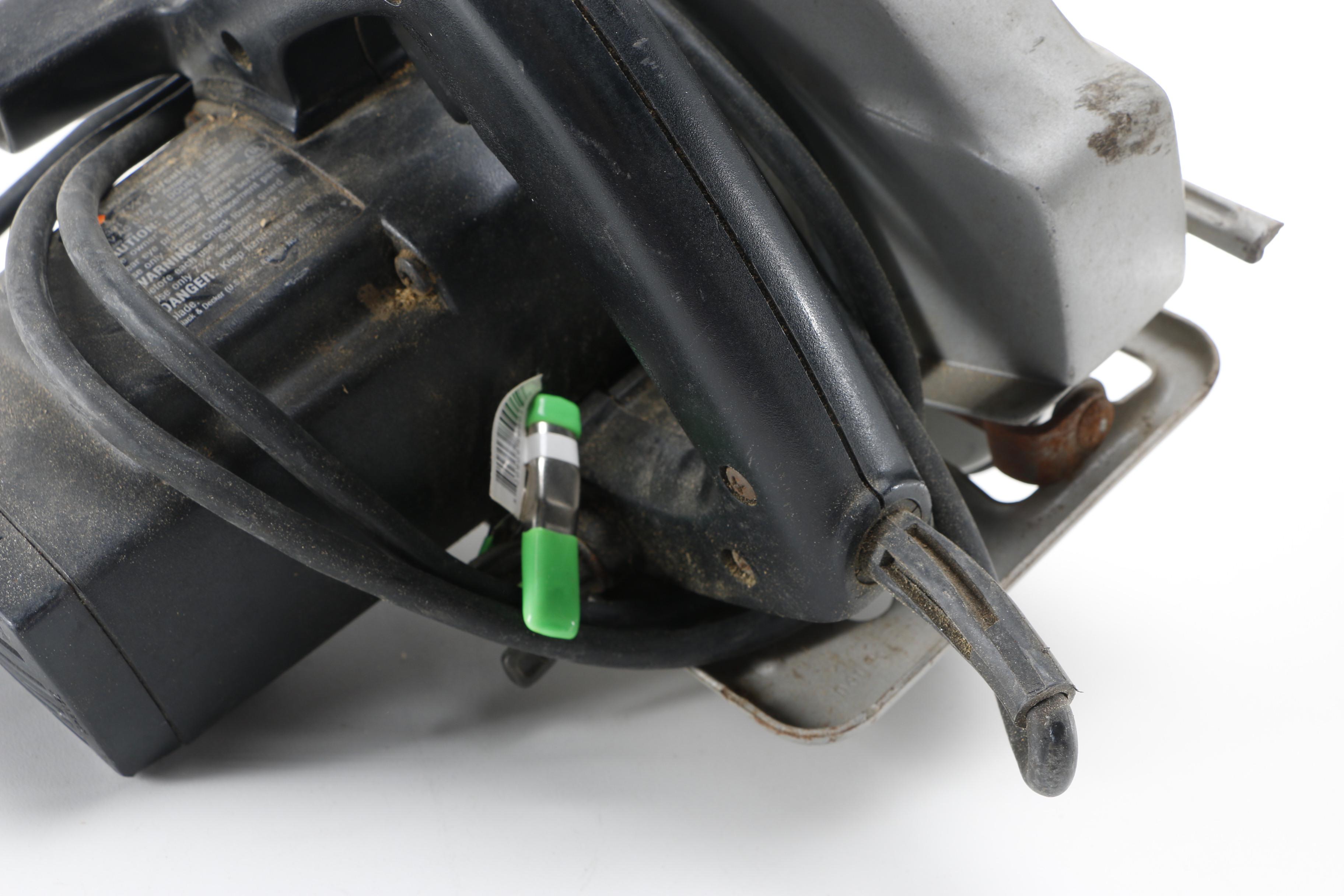 Electric Circular Saws Including Black & Decker and Ryobi