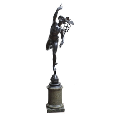 Bronze Mercury Sculpture Bronze Mercury Sculpture