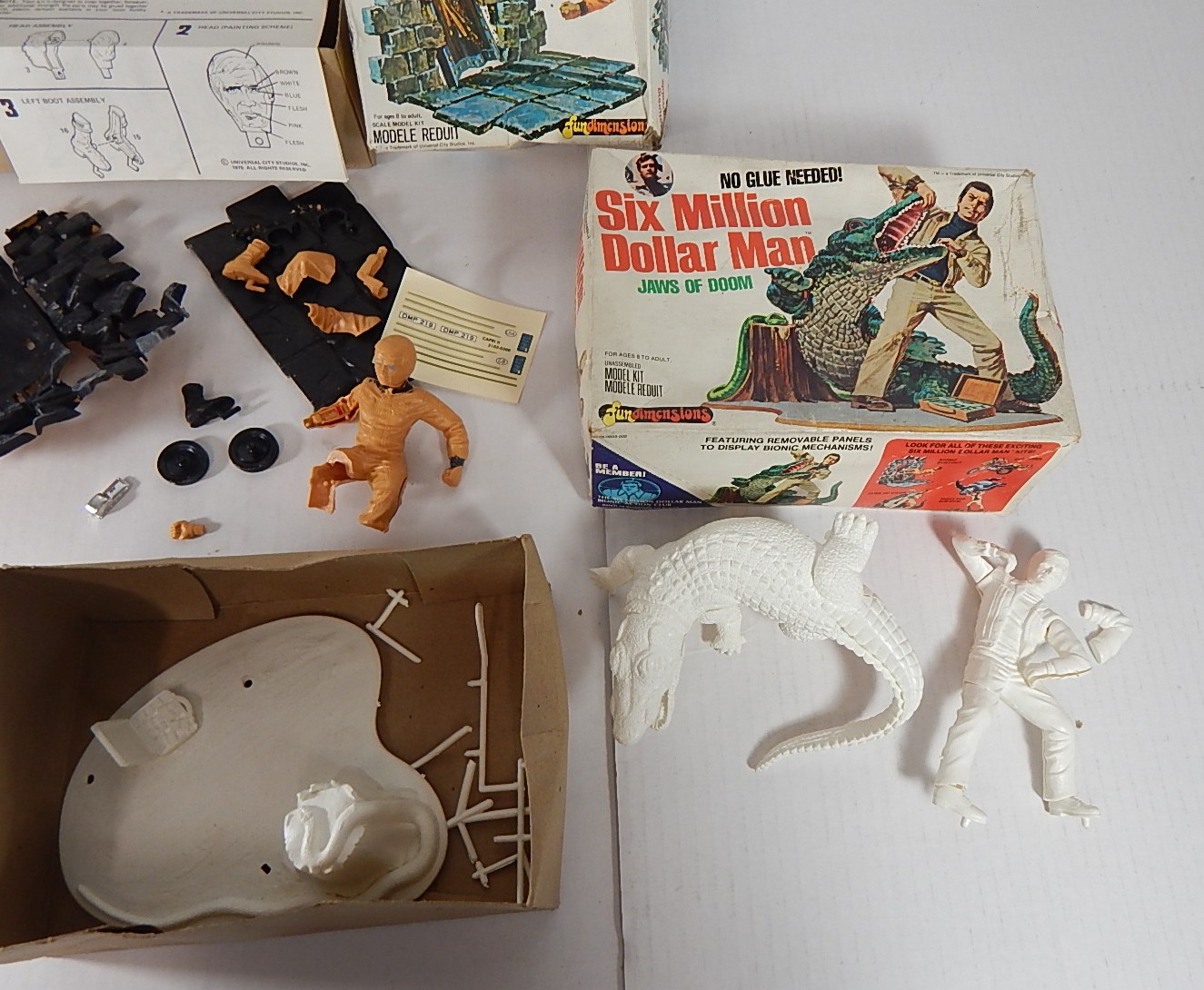 Two 1970s Model Kits - Six Million Dollar Man