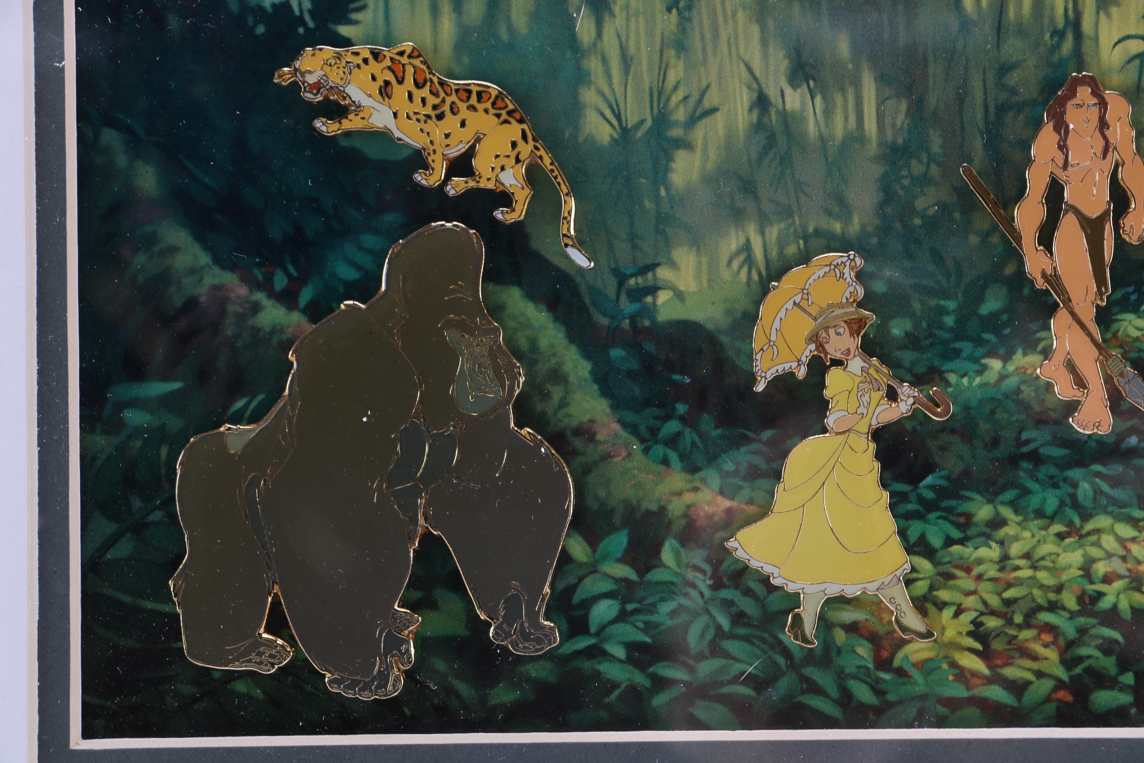 Limited Edition Framed "Tarzan" Pin Set