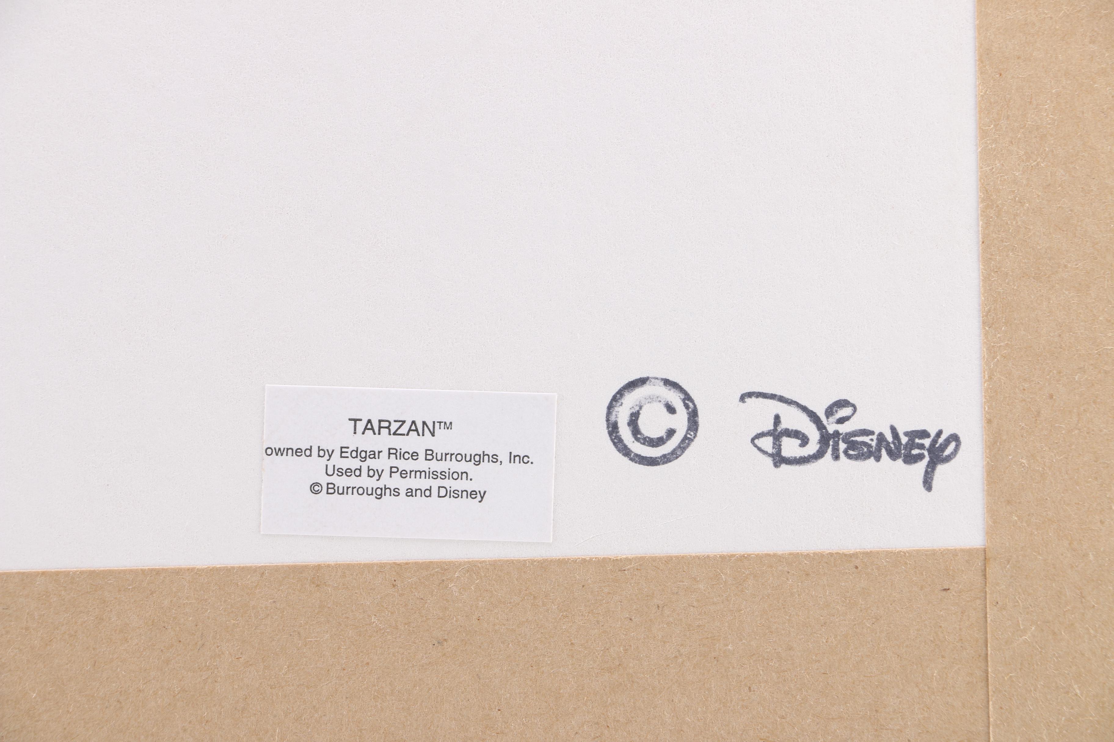 Limited Edition Framed "Tarzan" Pin Set