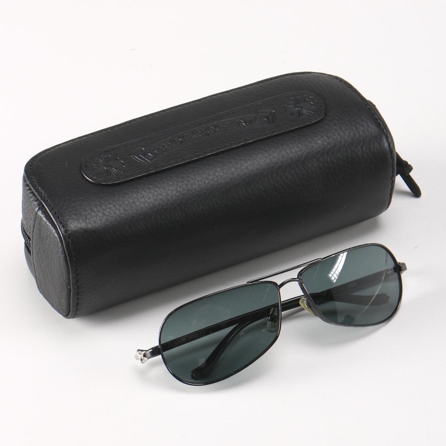 Chrome Hearts Sunglasses and Case