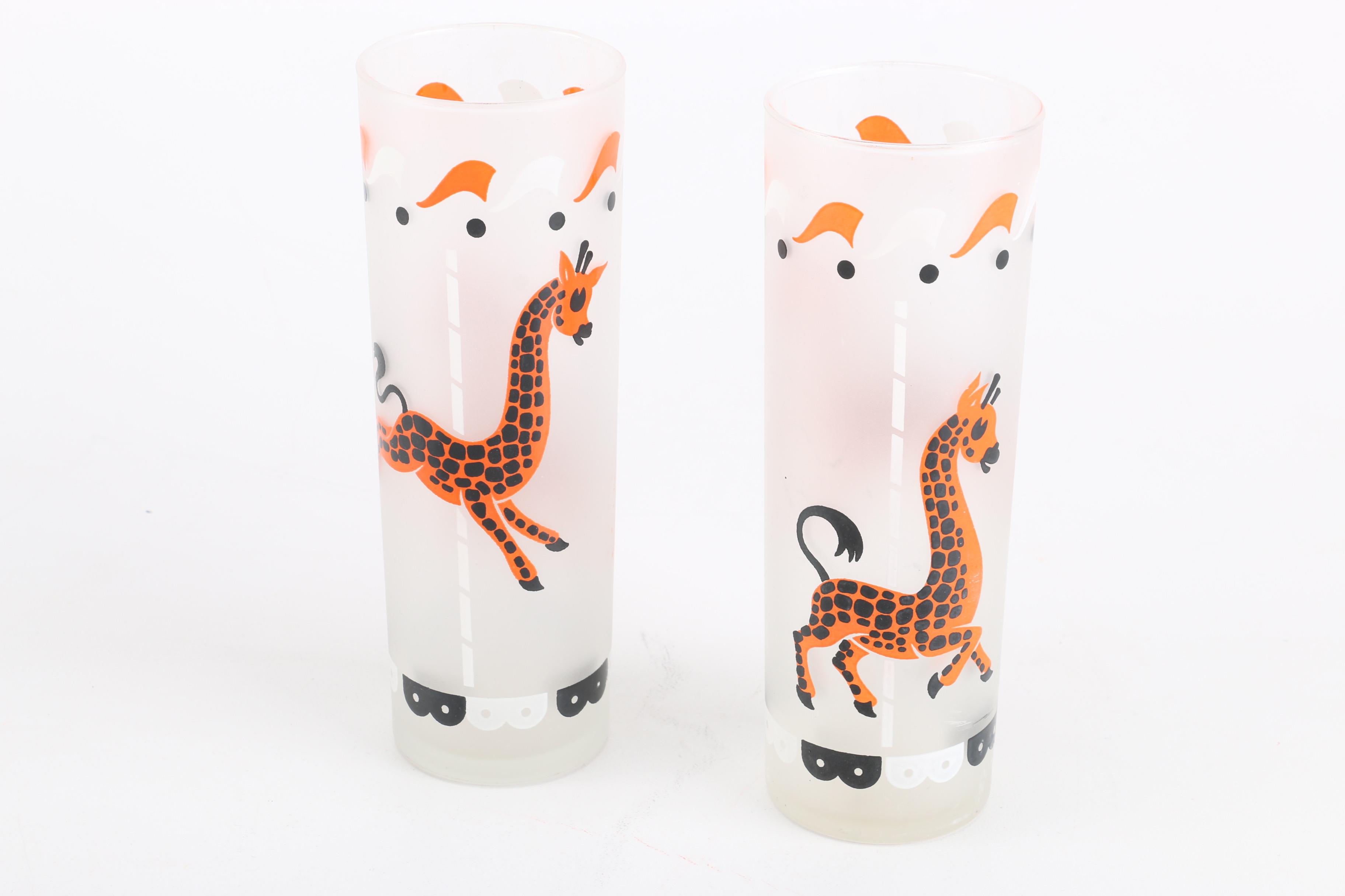 Libbey "Carousel" Iced Tea Glasses