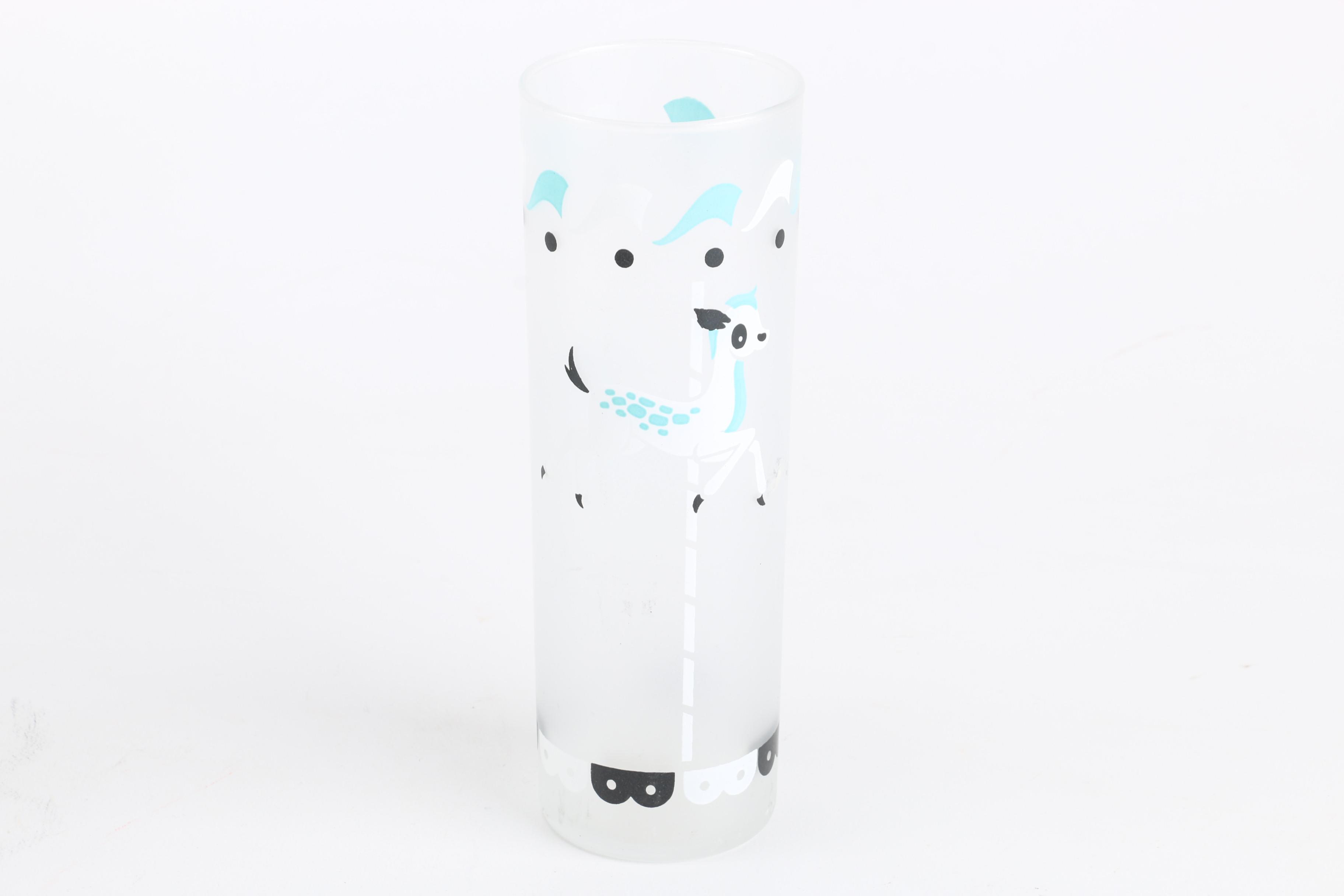 Libbey "Carousel" Iced Tea Glasses