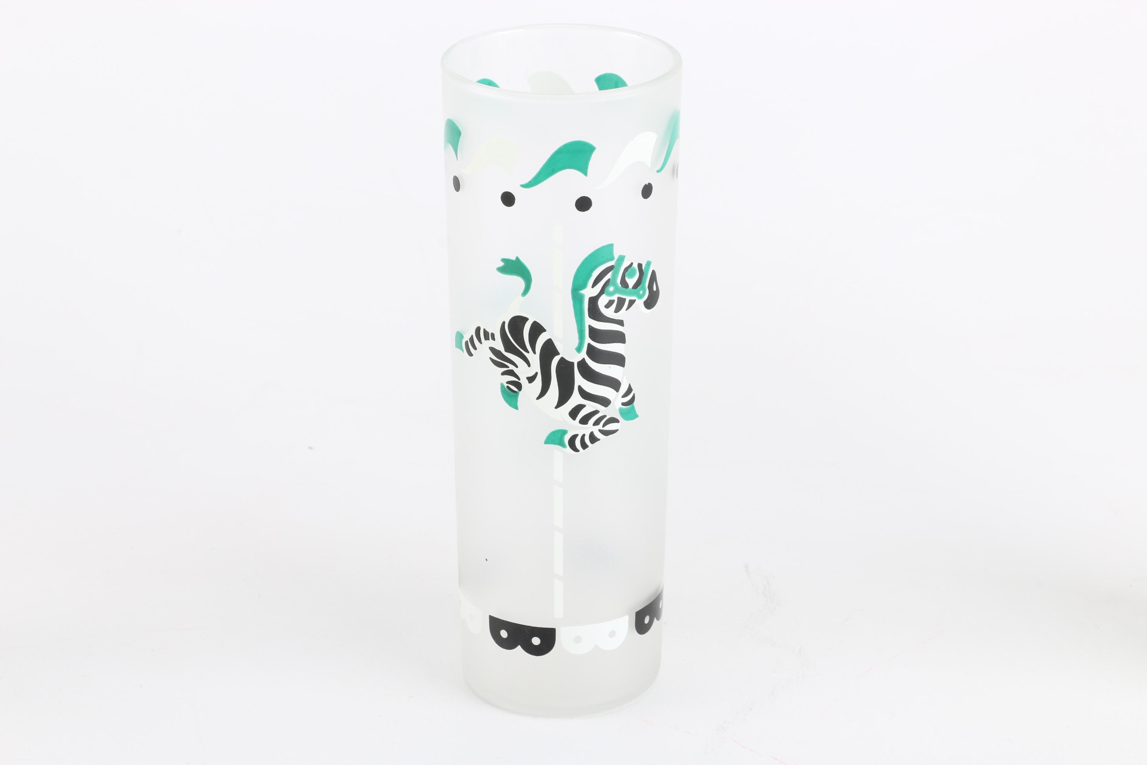 Libbey "Carousel" Iced Tea Glasses