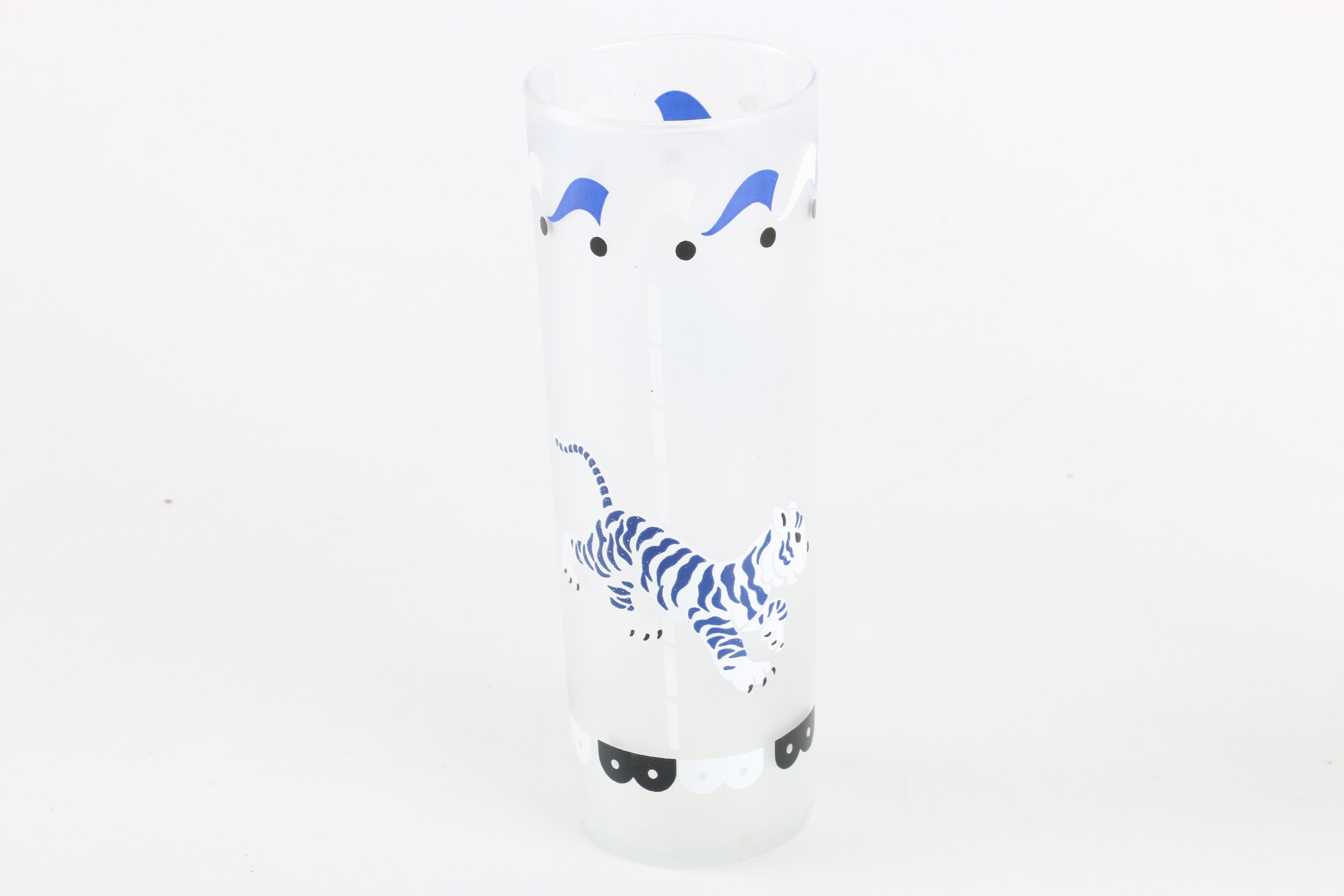 Libbey "Carousel" Iced Tea Glasses