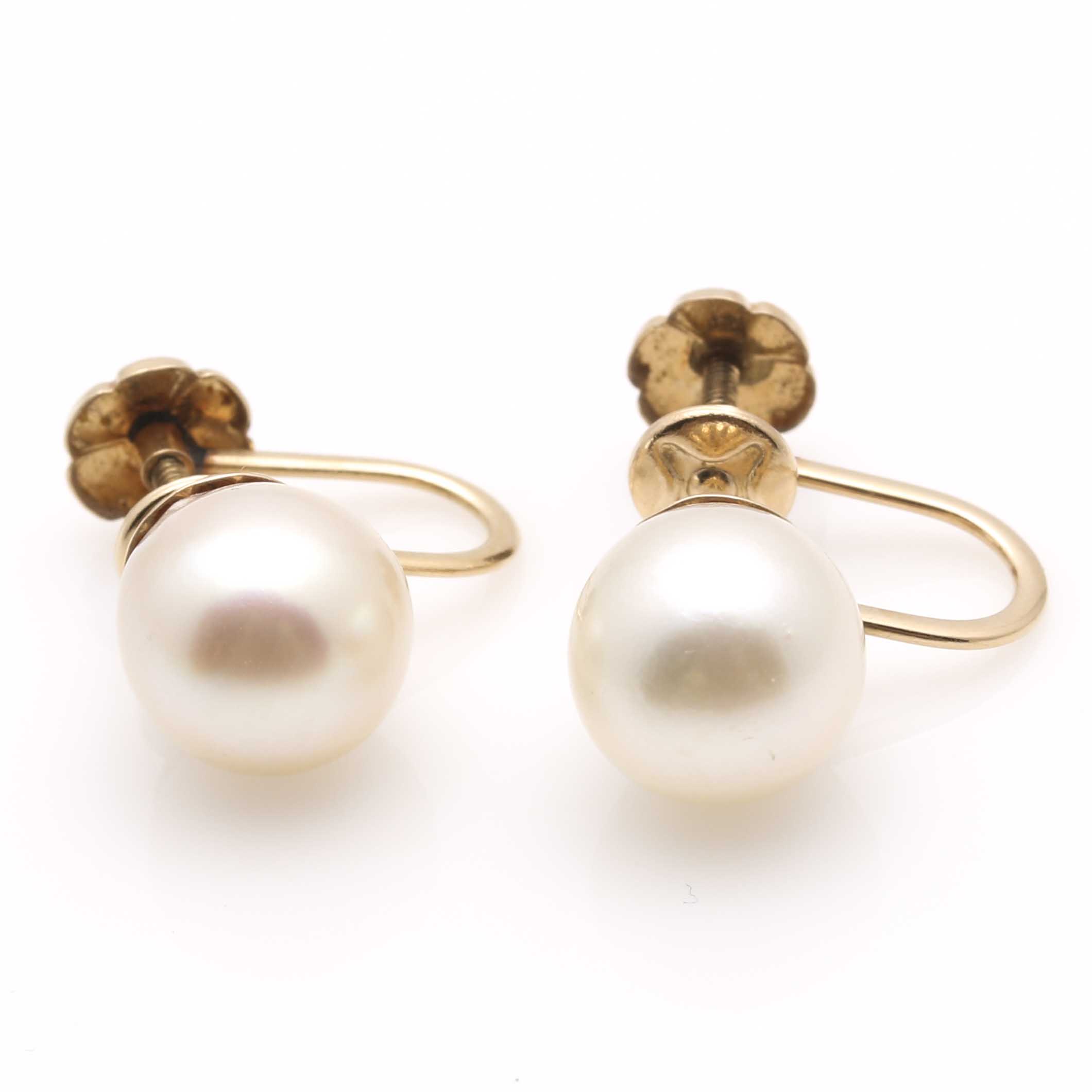 14K Yellow Gold Scrap Pieces With Pearls