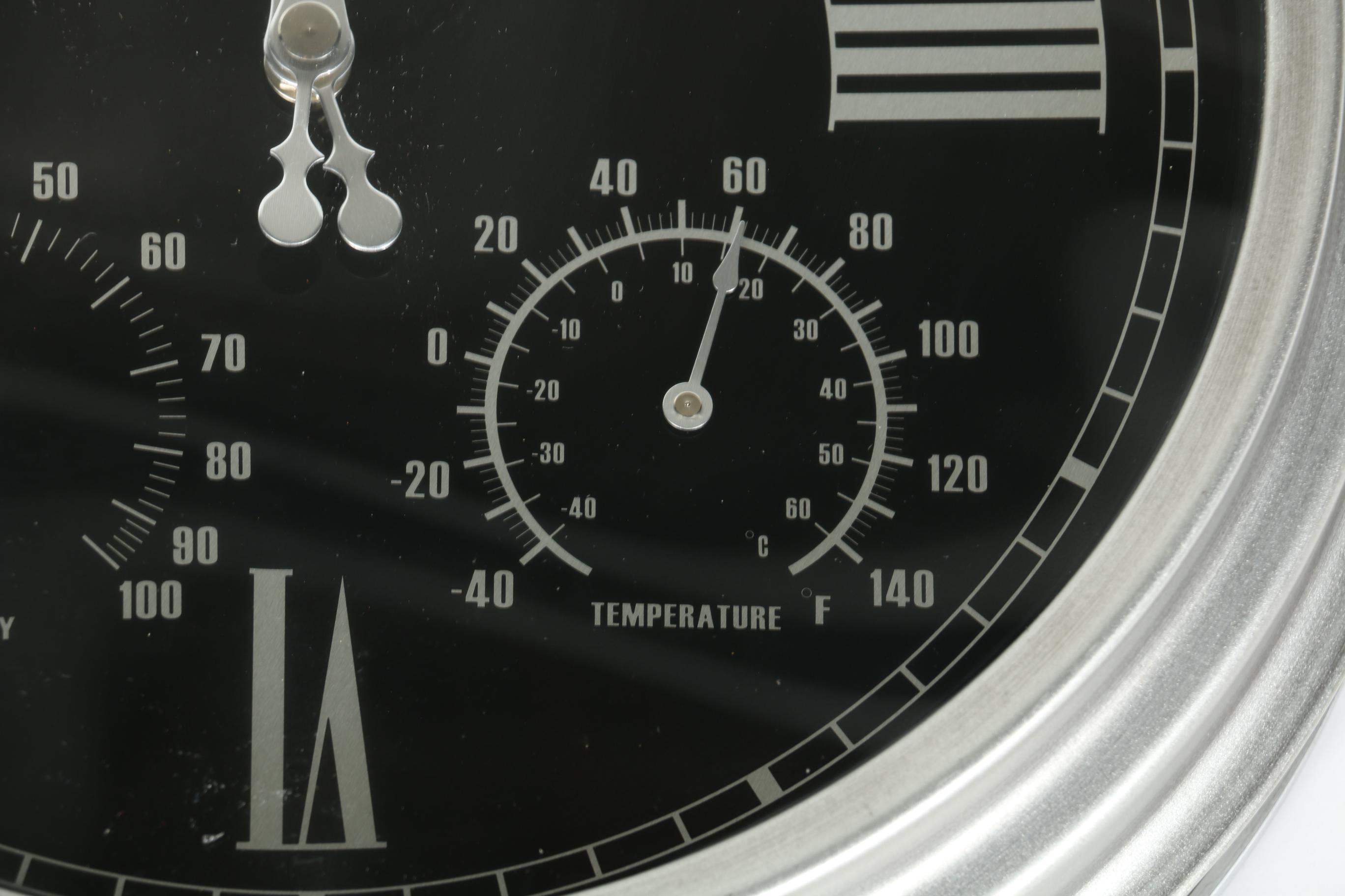 Outdoor Analog Clock Tempurature and Humidity