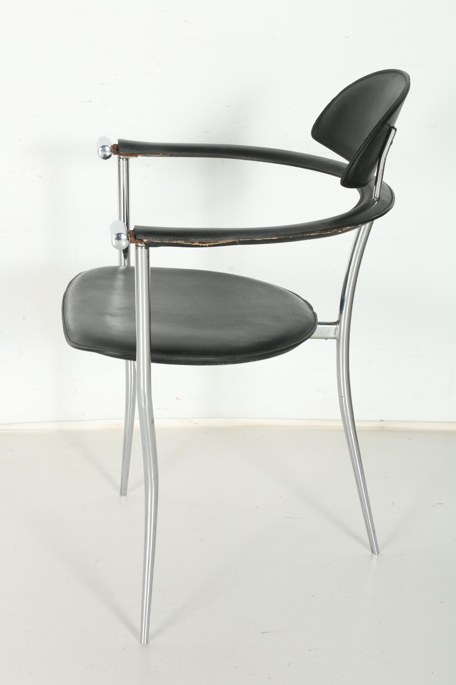 Pair of Arrben Modern Italian Chairs