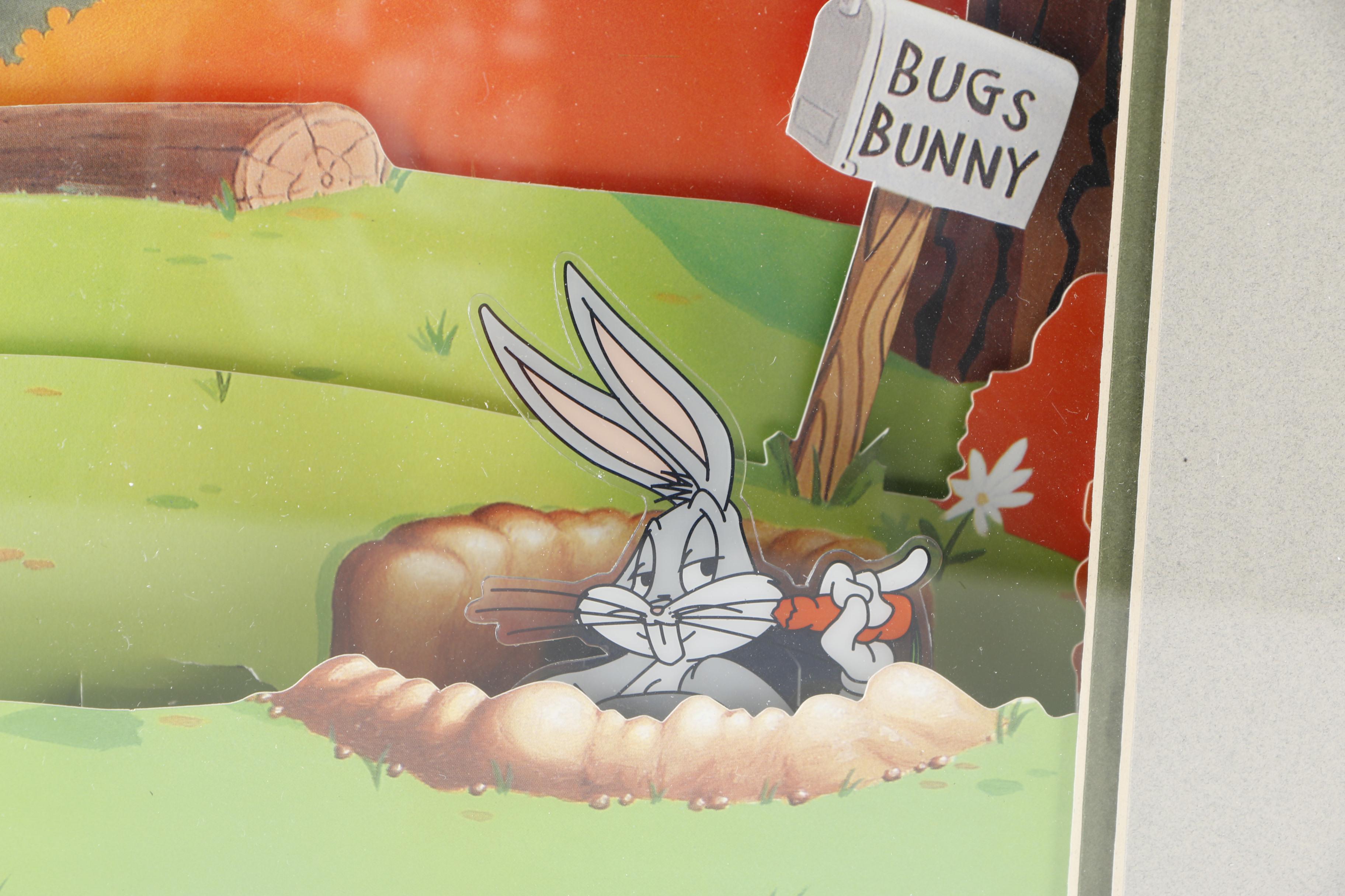 Animated Animations Layered Offset Lithograph "A Classic Confrontation"