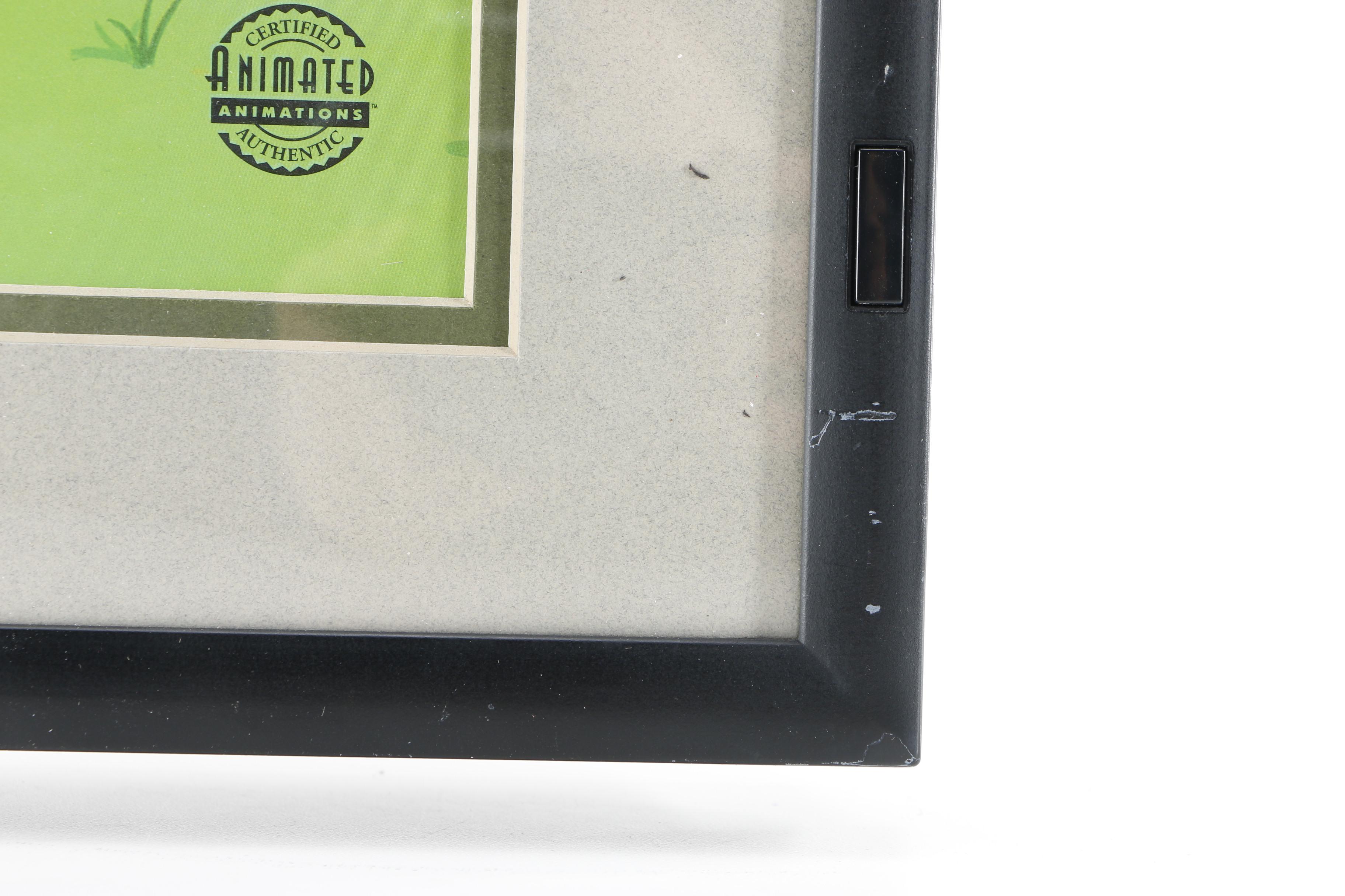 Animated Animations Layered Offset Lithograph "A Classic Confrontation"