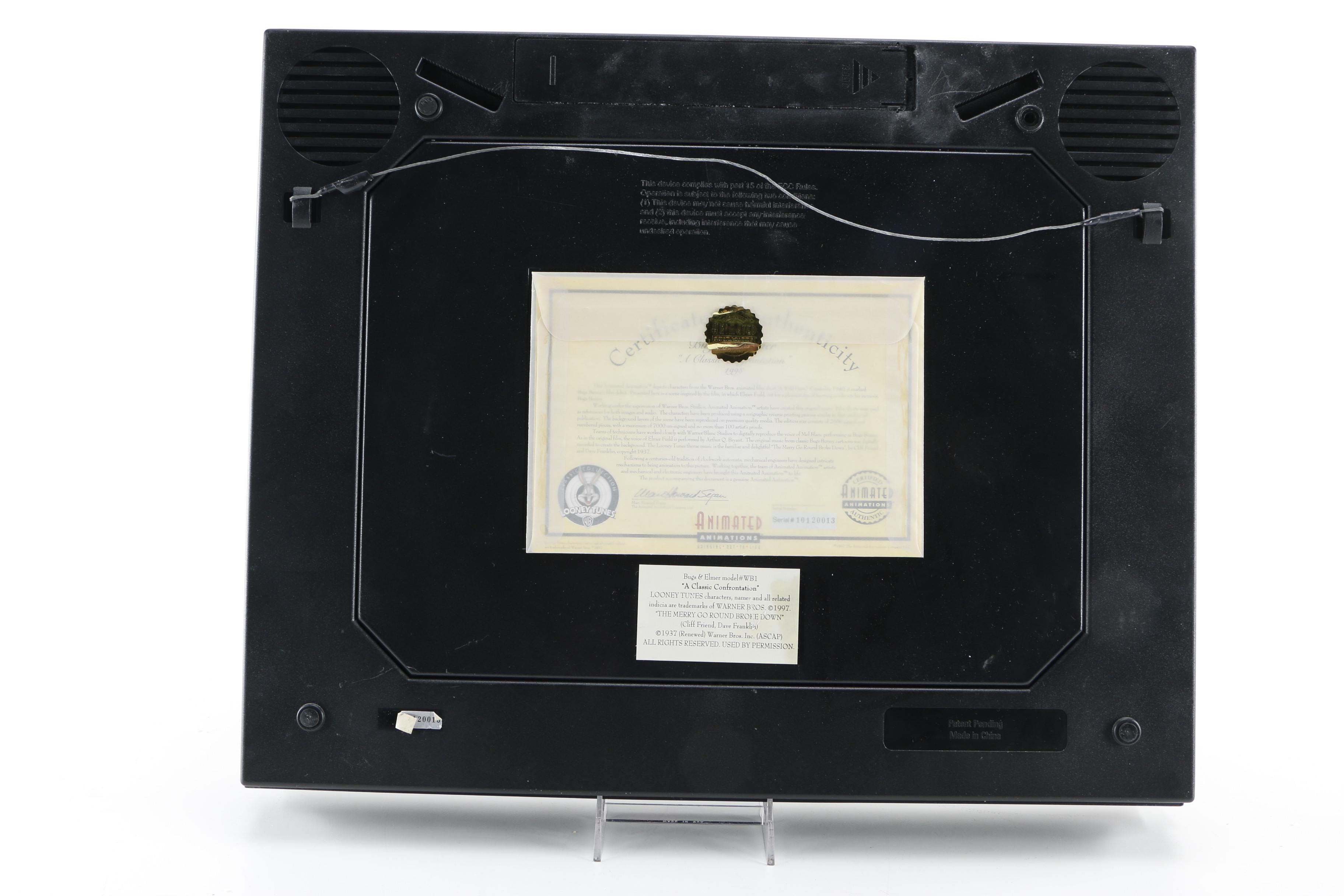 Animated Animations Layered Offset Lithograph "A Classic Confrontation"