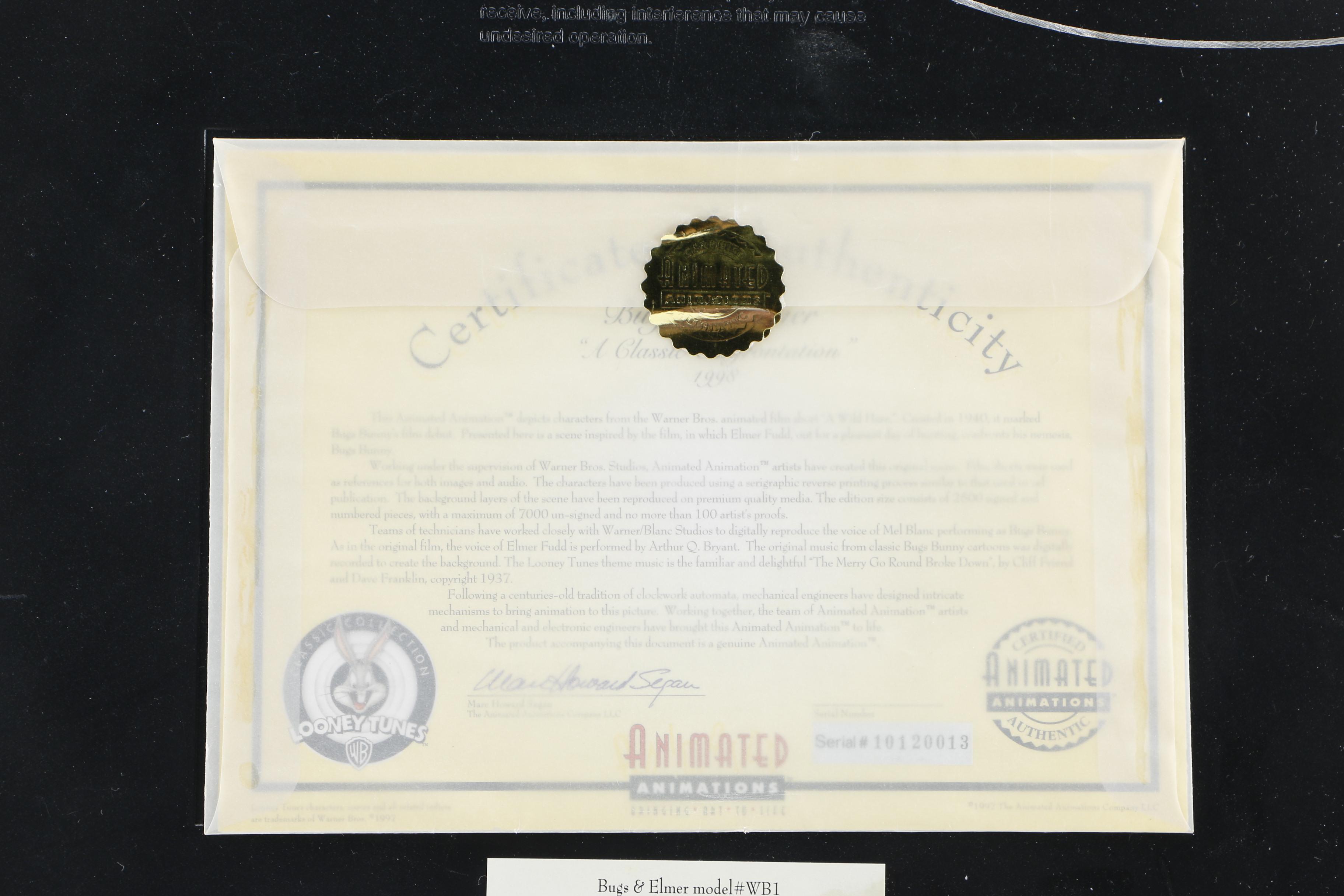 Animated Animations Layered Offset Lithograph "A Classic Confrontation"