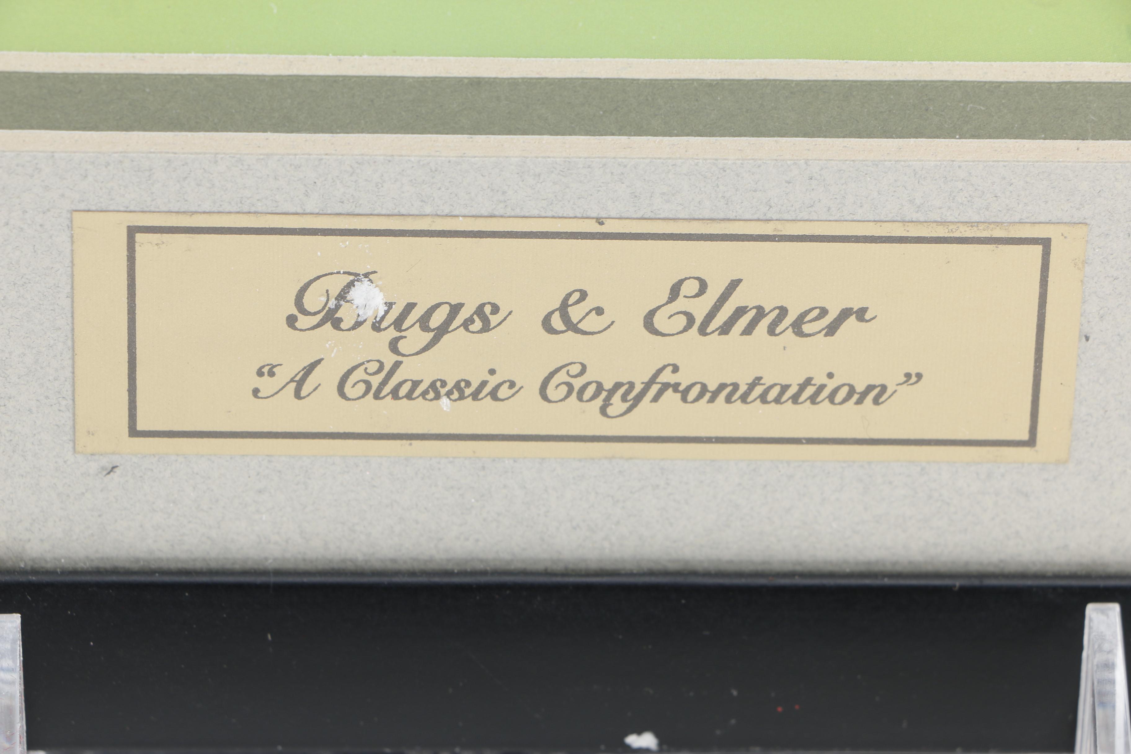 Animated Animations Layered Offset Lithograph "A Classic Confrontation"