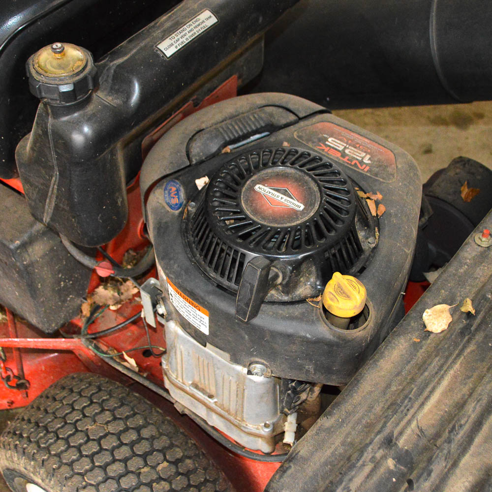 Snapper Rear Engine Riding Mower and Leaf Catcher