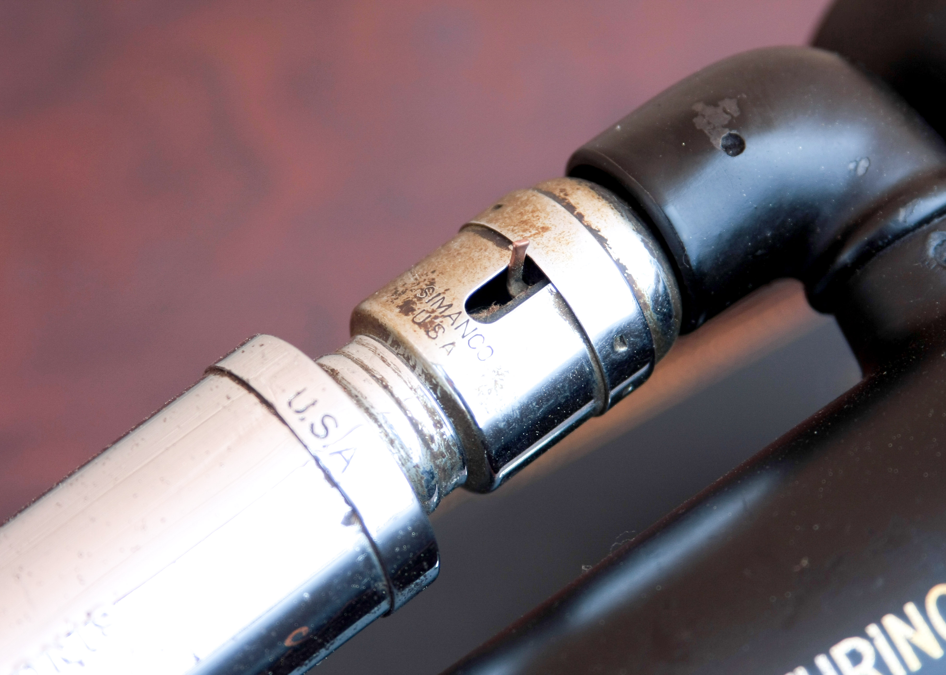 Vintage Singer Sewing Machine and Cherry Wood Sewing Table